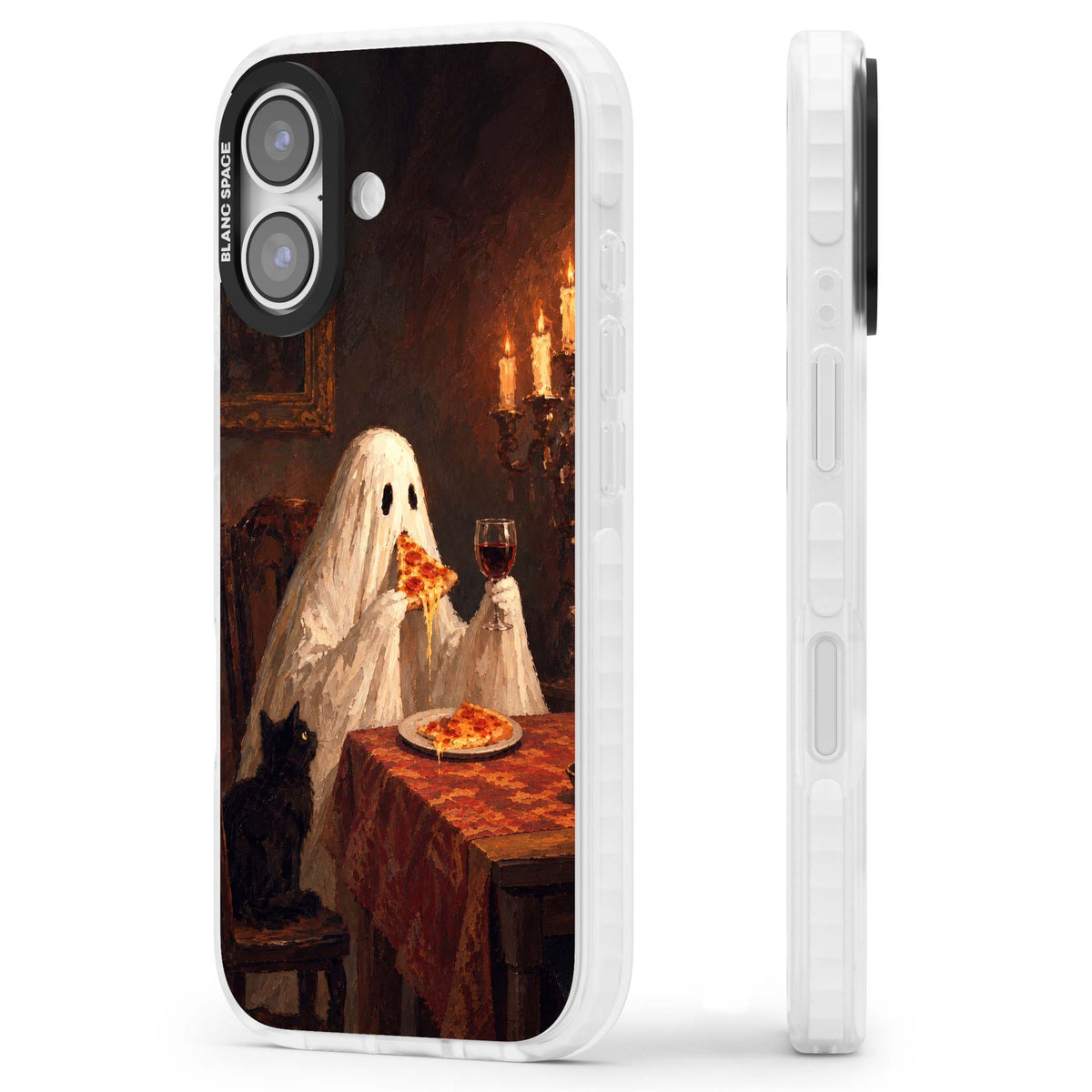 Lonely Night In art iPhone case | Black Impact case for iPhone 17