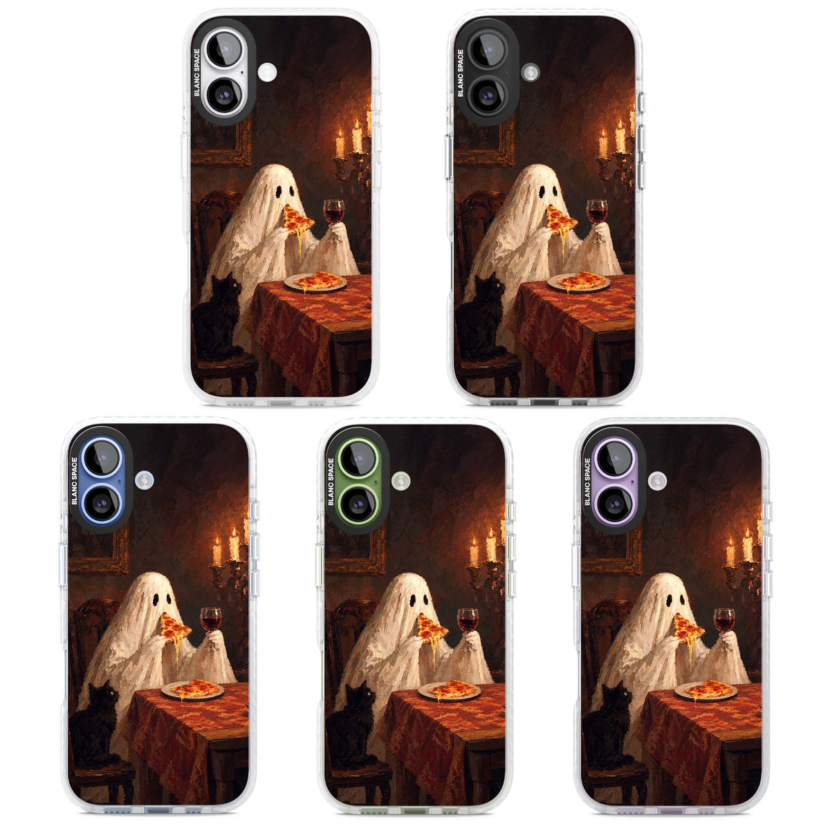 Lonely Night In art iPhone case | Black Impact case for iPhone 17