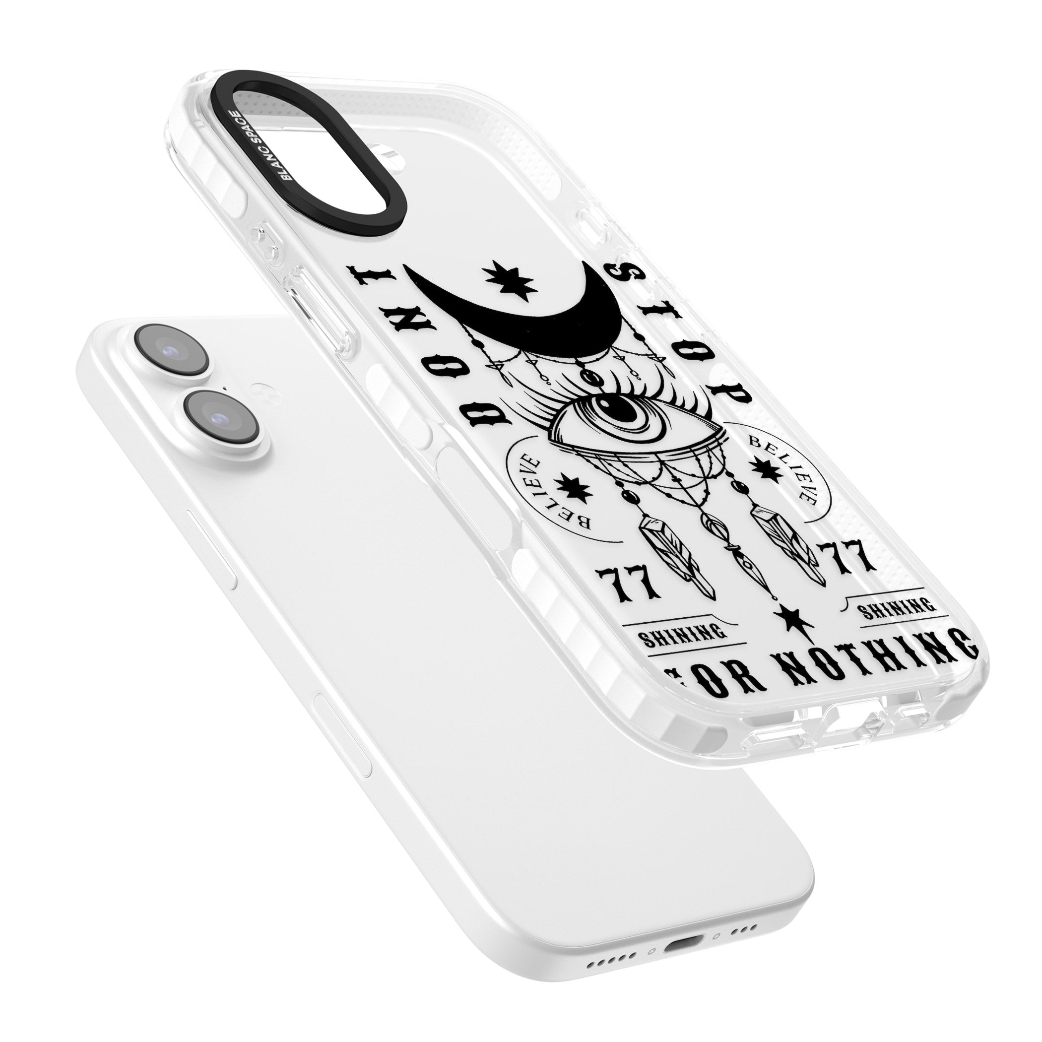 Dont Stop For Nothing iPhone 17 Impact Clear Phone Case Colours