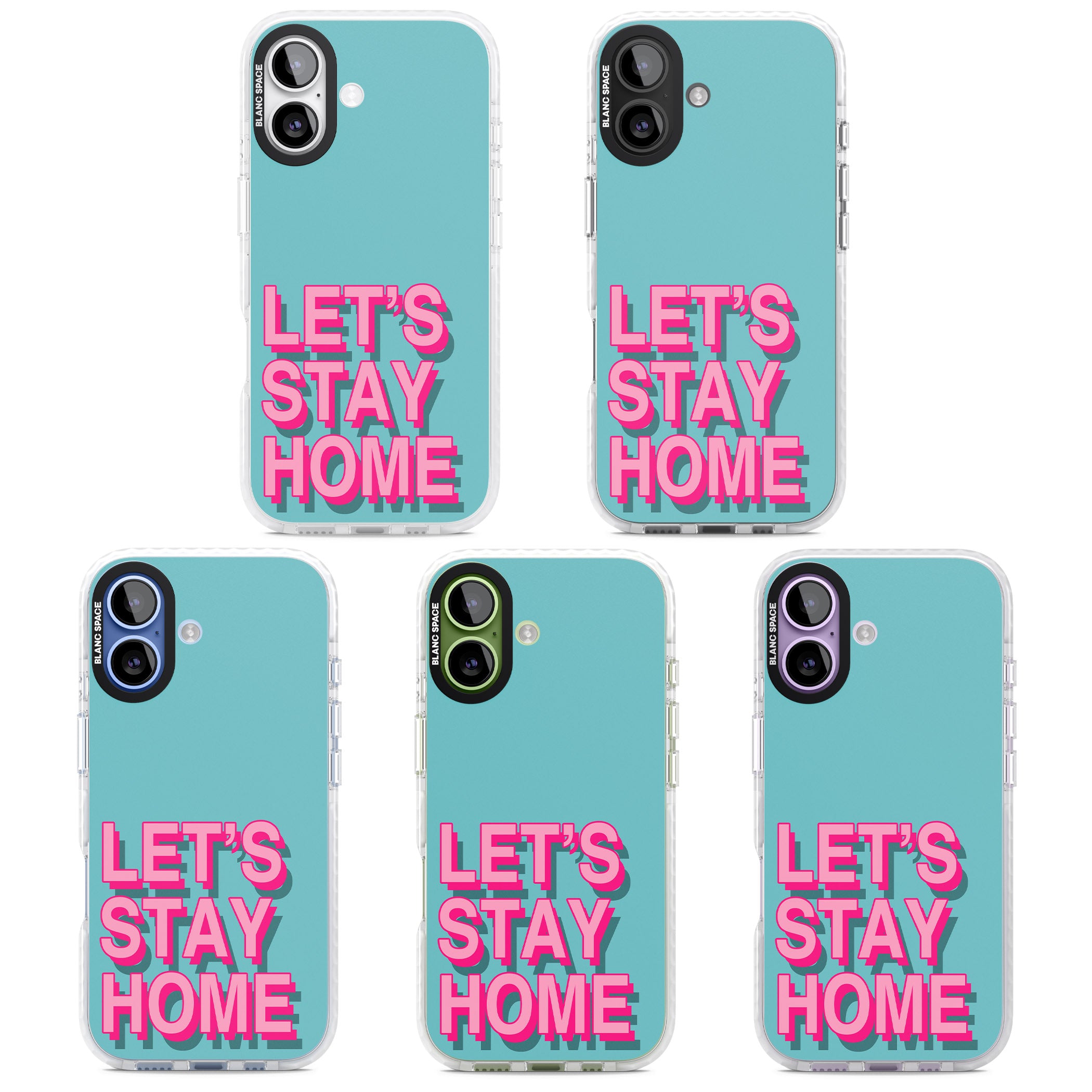 Let'S Stay Home iPhone 17 Impact Clear Phone Case APT Impact Protection