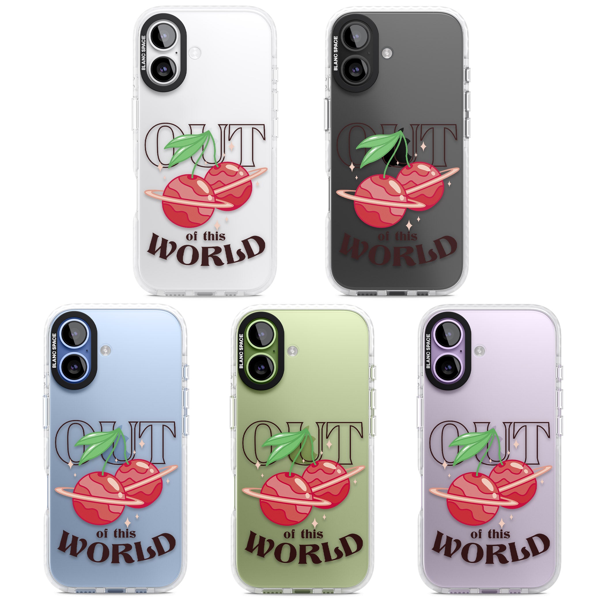 Out Of This World iPhone 17 Impact Clear Phone Case APT Impact Protection