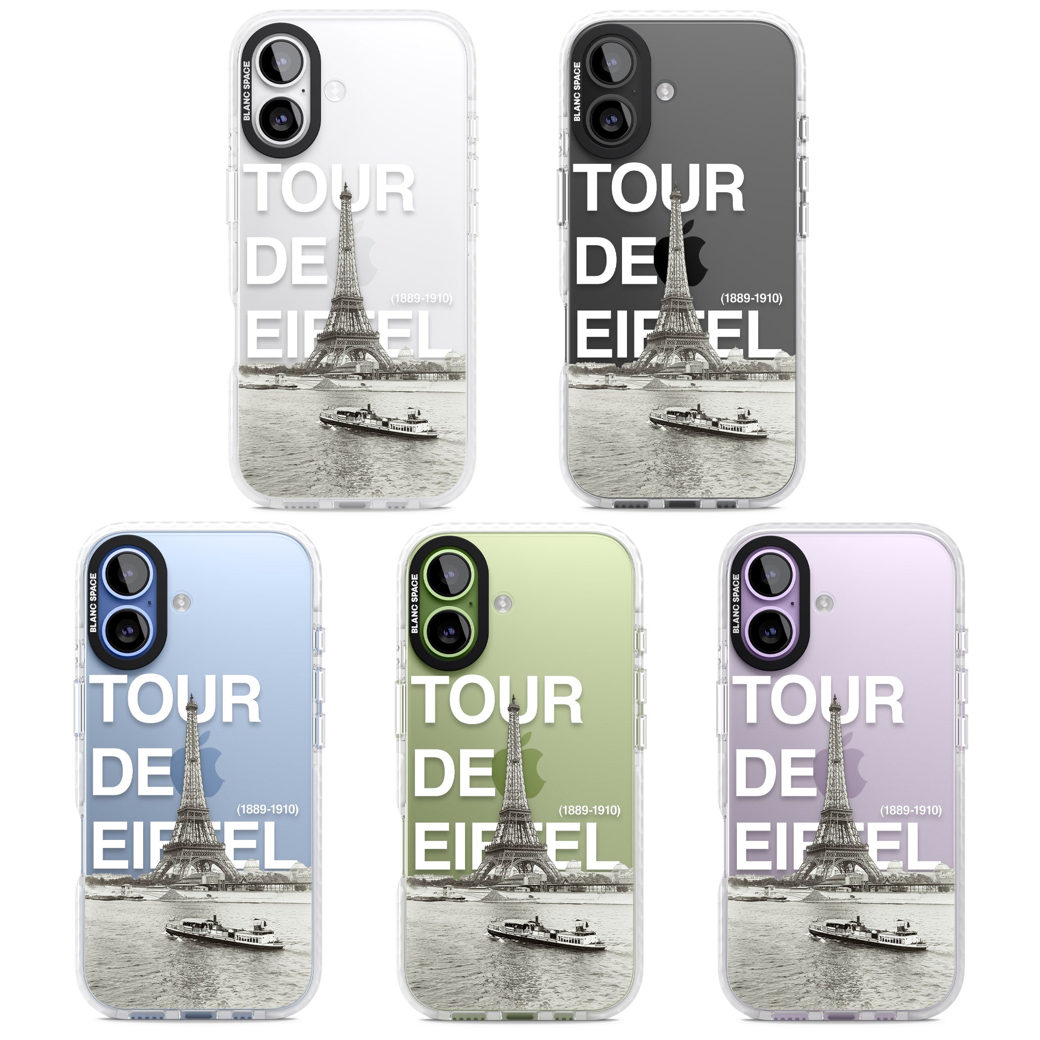 Tour De Eiffel iPhone 17 Impact Clear Phone Case APT Impact Protection
