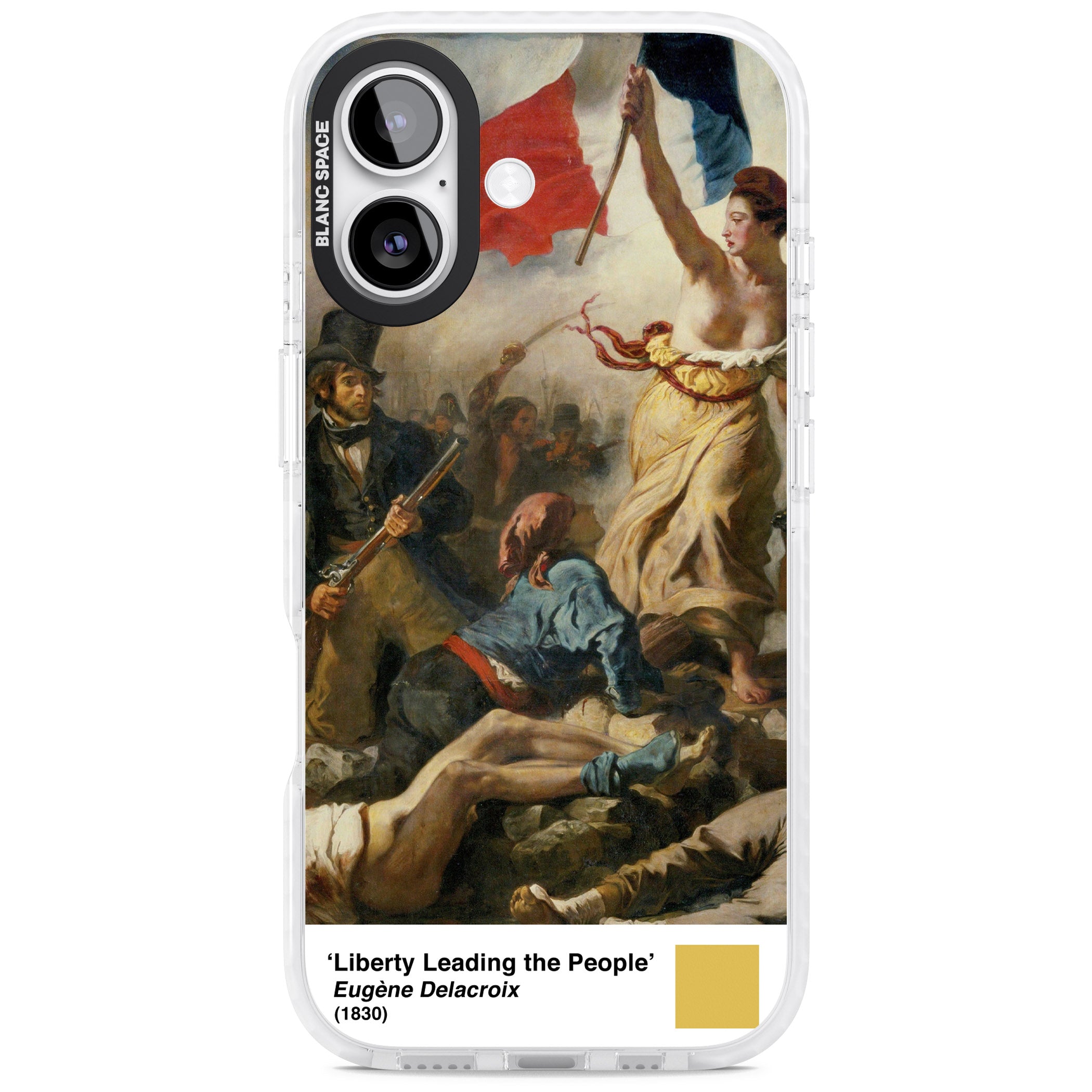 Liberty Leading The People iPhone 17 Impact Clear Phone Case