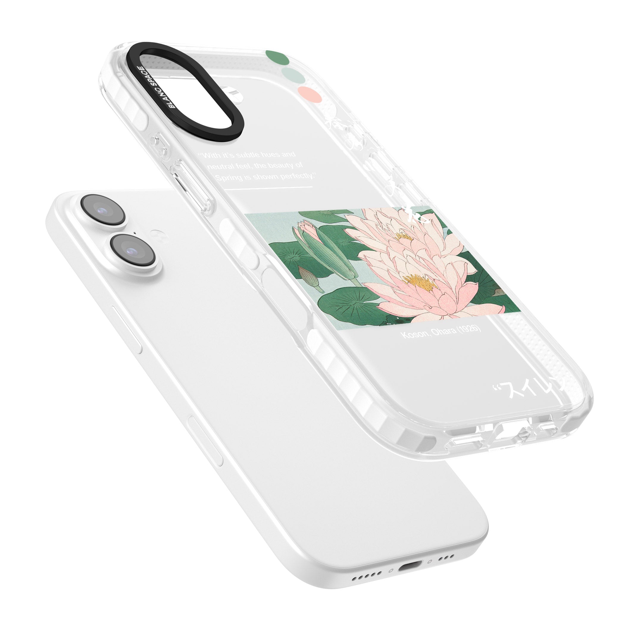 Water Lily iPhone 17 Impact Clear Phone Case Colours