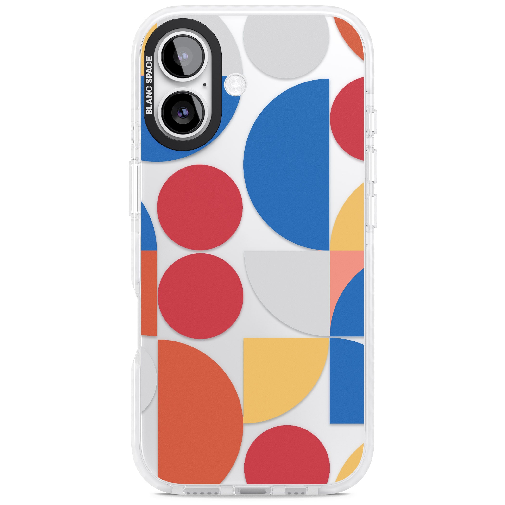 Abstract Colorful Geometric iPhone 17 Impact Clear Phone Case