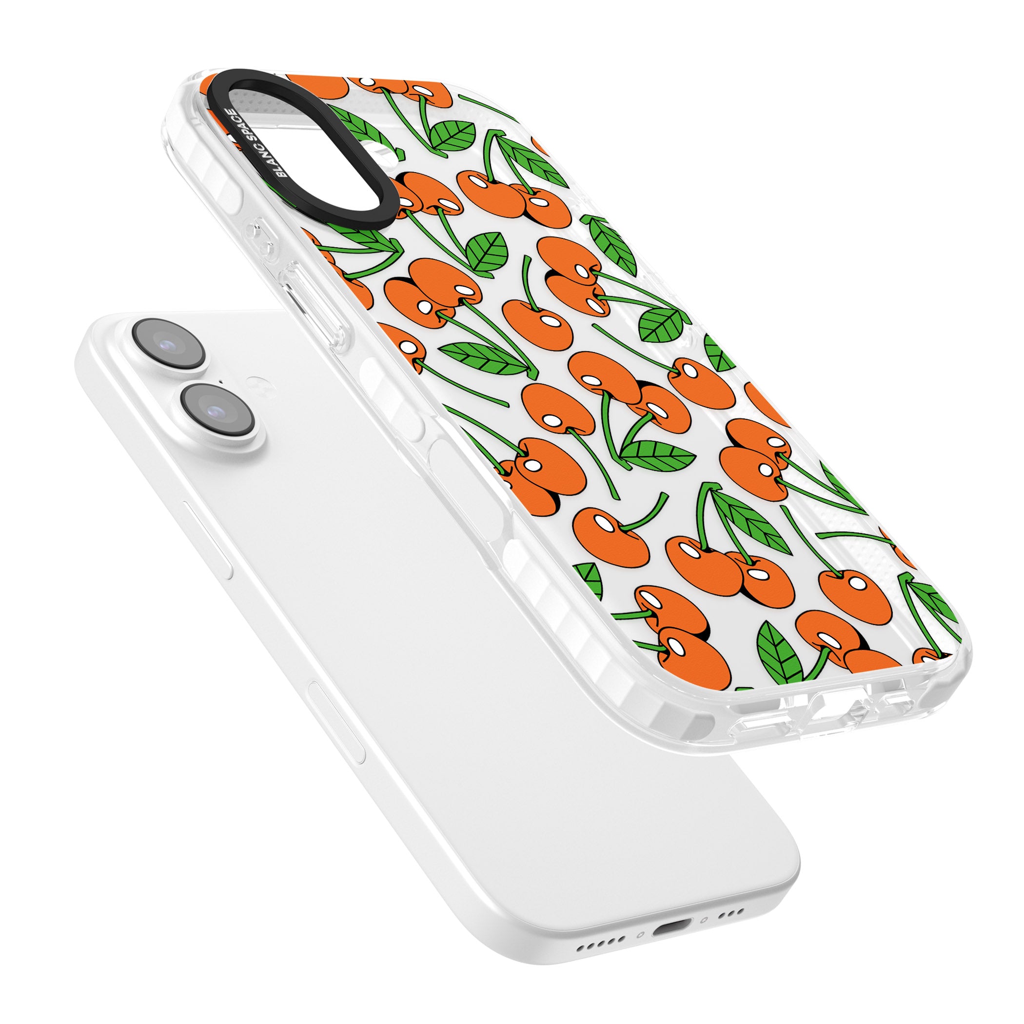 Orchard Fresh Cherries iPhone 17 Impact Clear Phone Case Colours