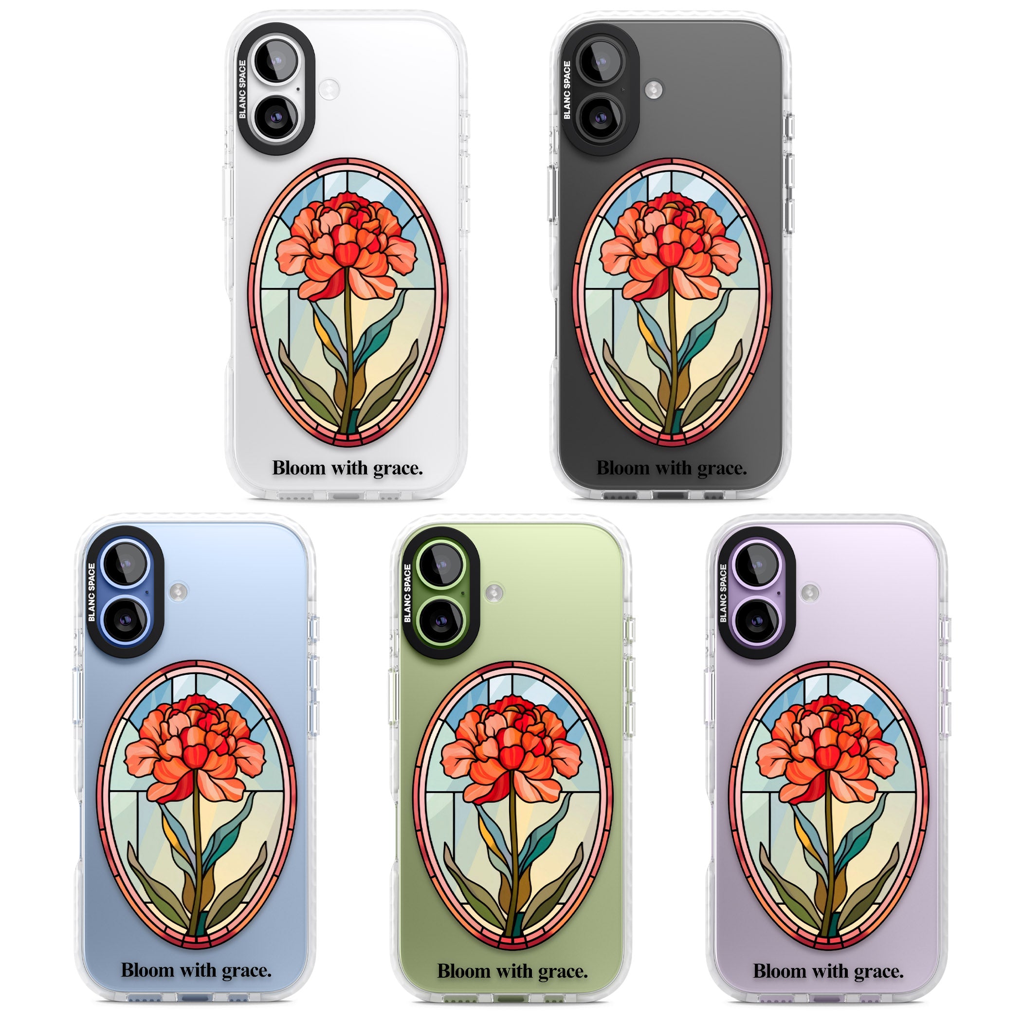 Bloom With Grace iPhone 17 Impact Clear Phone Case APT Impact Protection