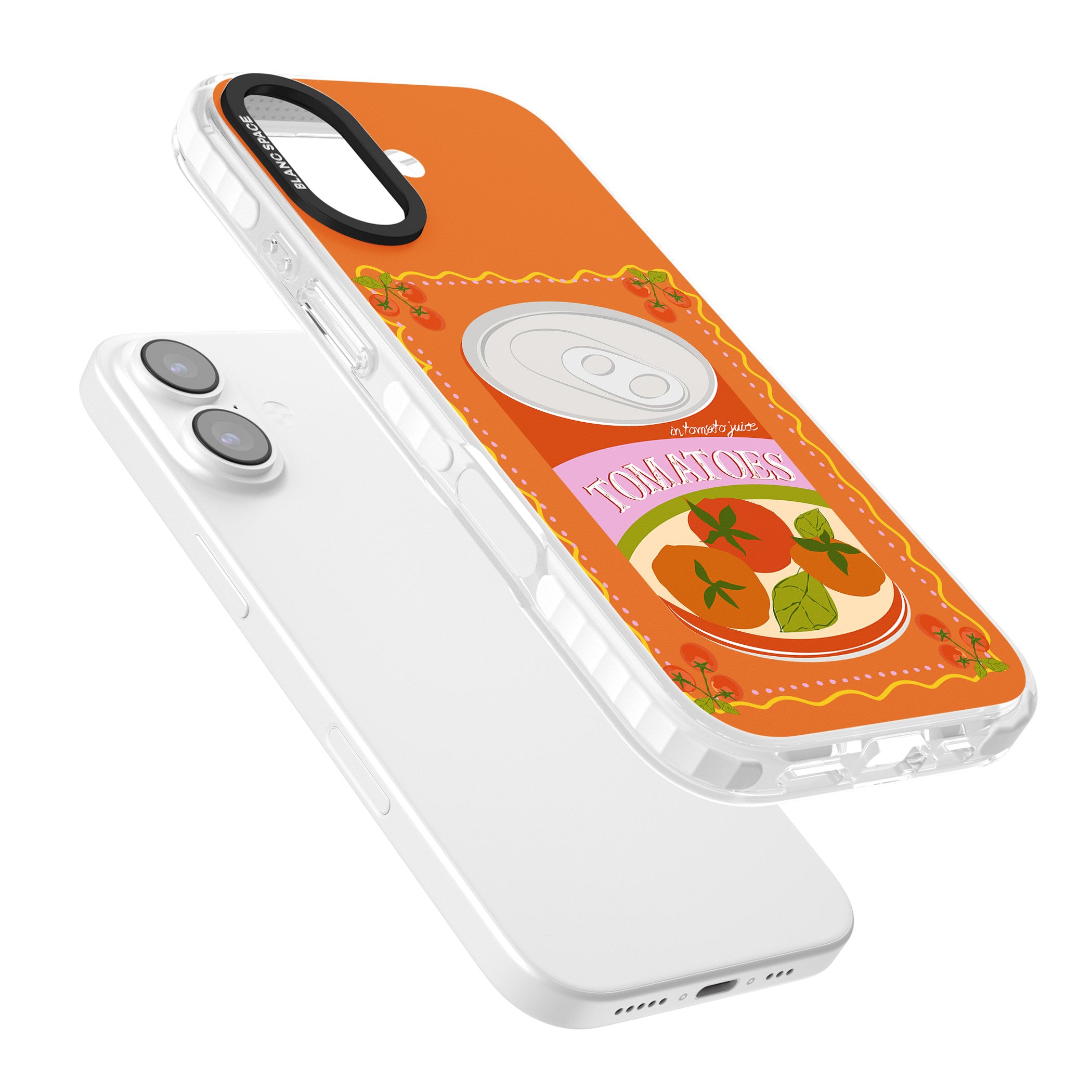 Tomato Soup Can iPhone 17 Impact Clear Phone Case Colours