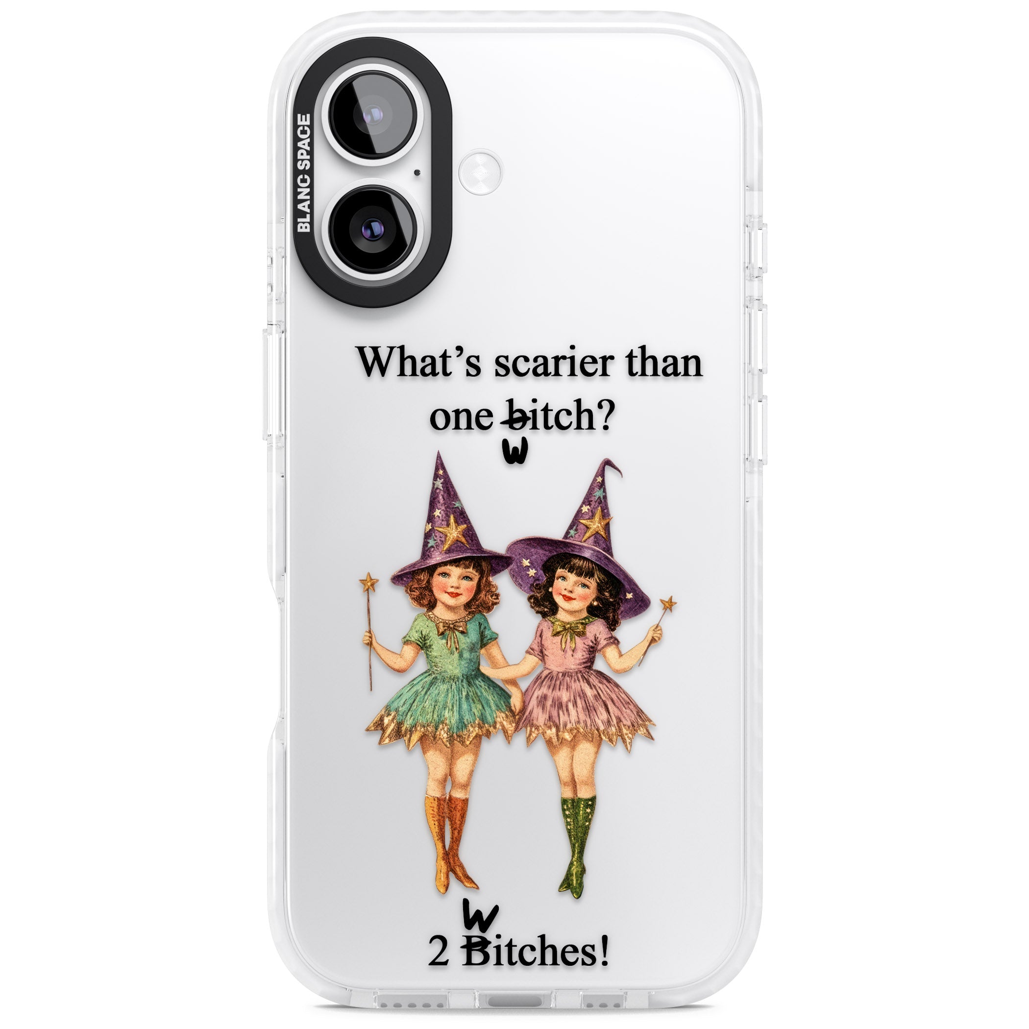 Two Witches iPhone 17 Impact Clear Phone Case
