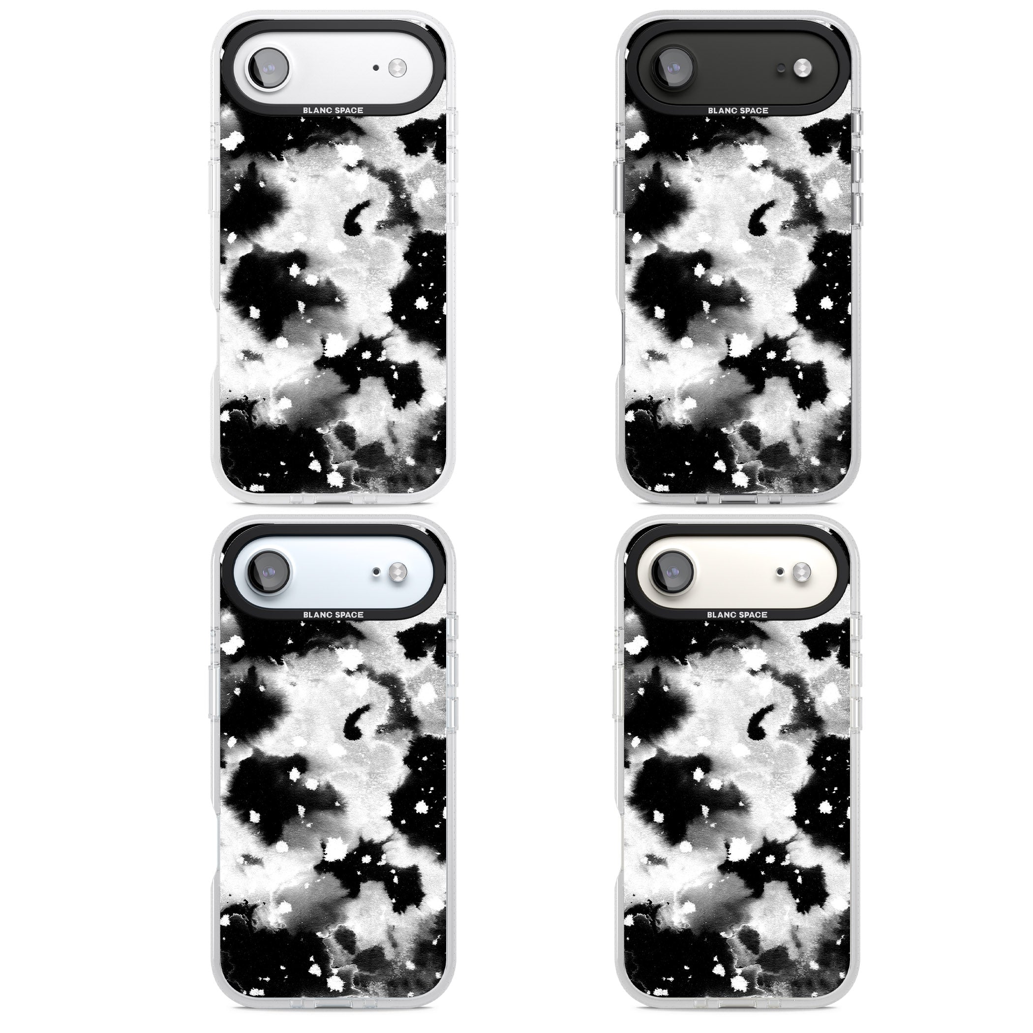 Acid Wash Ink Cloud iPhone 17 Air Impact Air Clear Phone Case APT Impact Protection