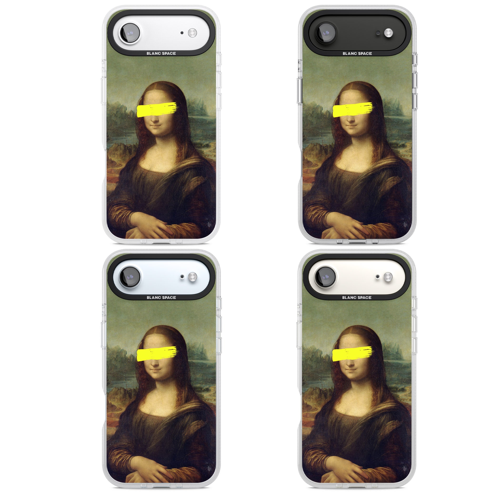 Vandaled Mona Lisa iPhone 17 Air Impact Air Clear Phone Case APT Impact Protection