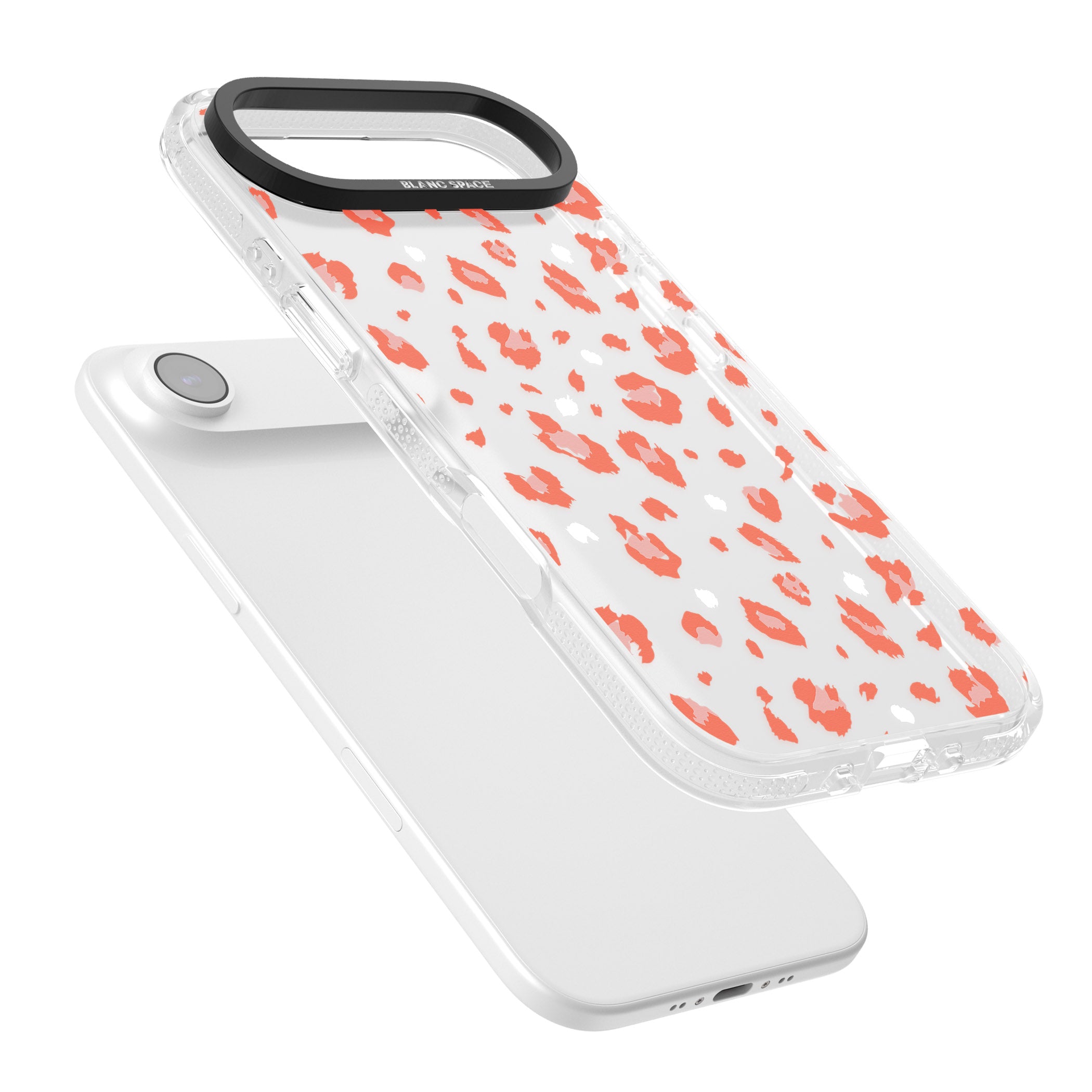 Two Colour Jaguar Transparent Animal Print iPhone 17 Air Impact Air Clear Phone Case Colours