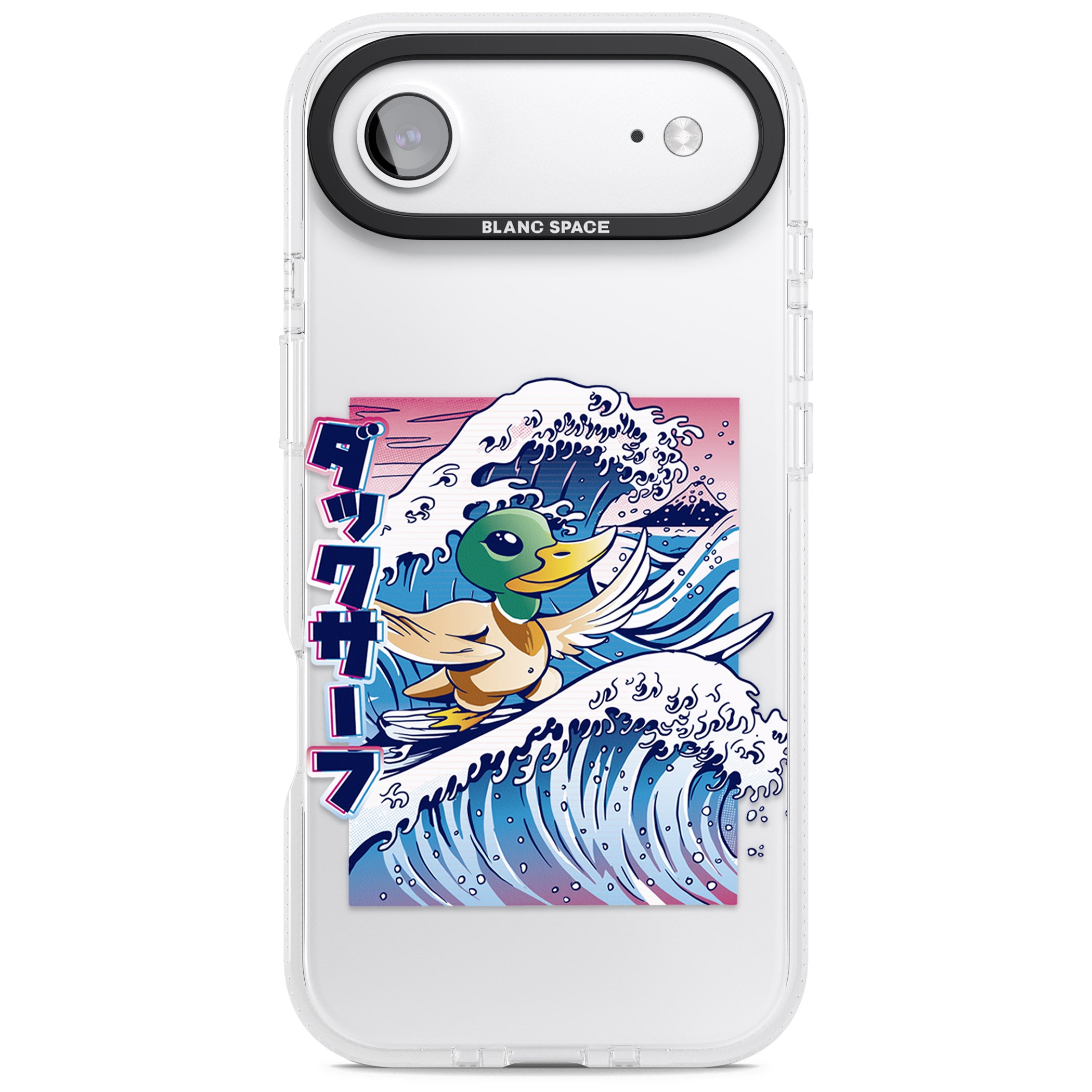 Duck Surf iPhone 17 Air Impact Air Clear Phone Case