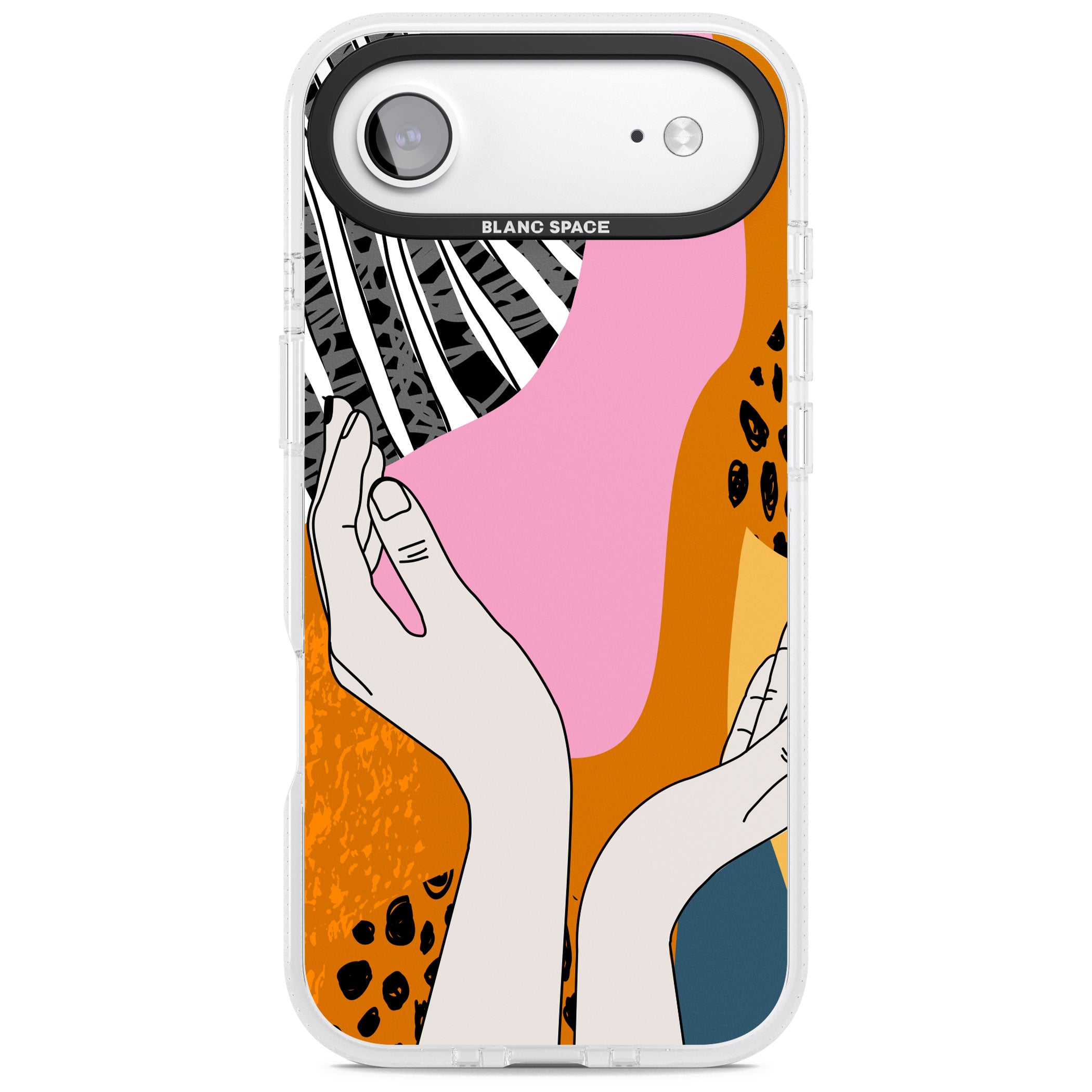 Abstract Vibes iPhone 17 Air Impact Air Clear Phone Case