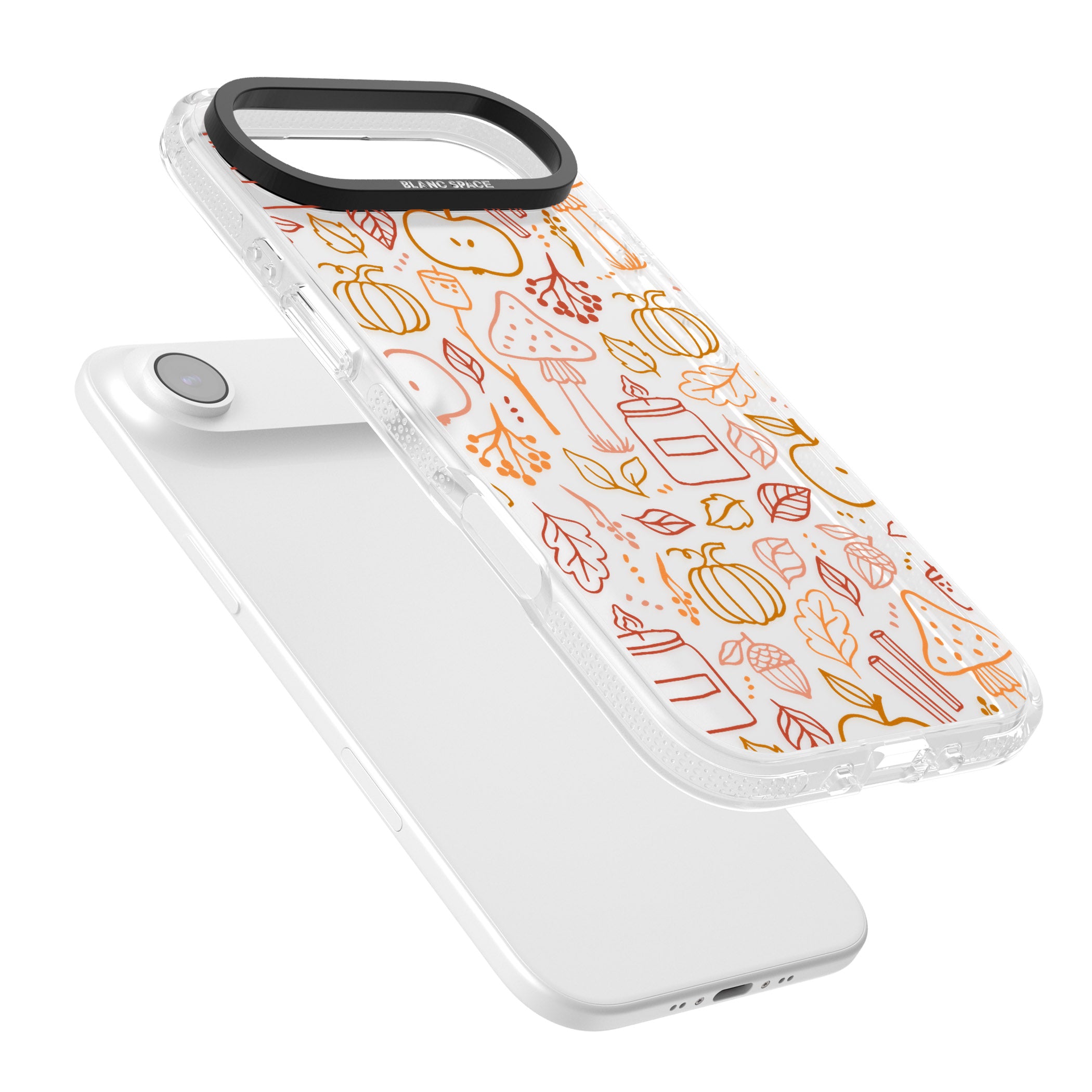 Autumn Line Pattern iPhone 17 Air Impact Air Clear Phone Case Colours