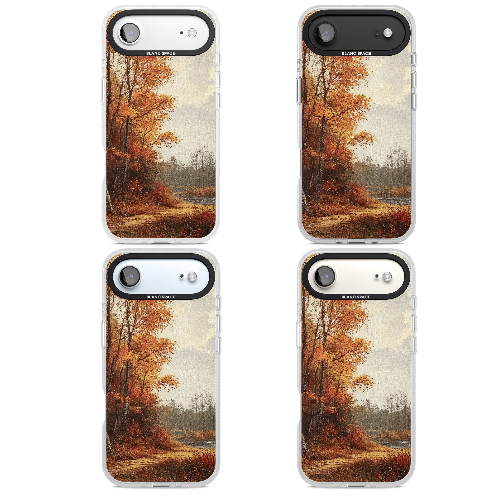 Vintage Autumn Oil Painting iPhone 17 Air Impact Air Clear Phone Case APT Impact Protection