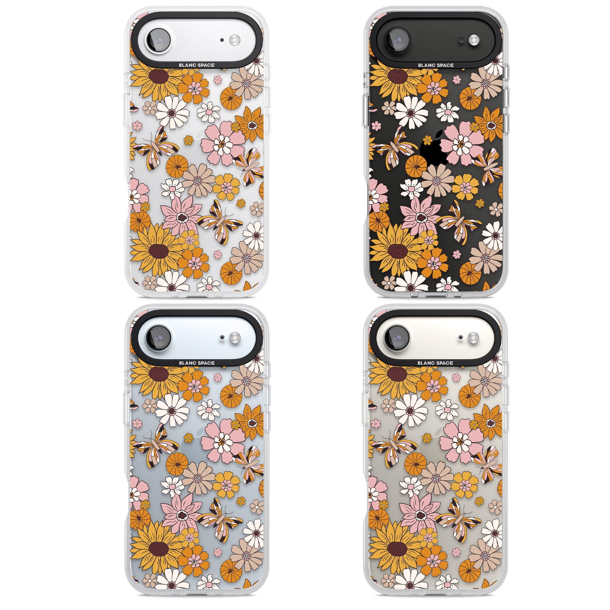 Butterfly Bloom Autumn Floral iPhone 17 Air Impact Air Clear Phone Case APT Impact Protection