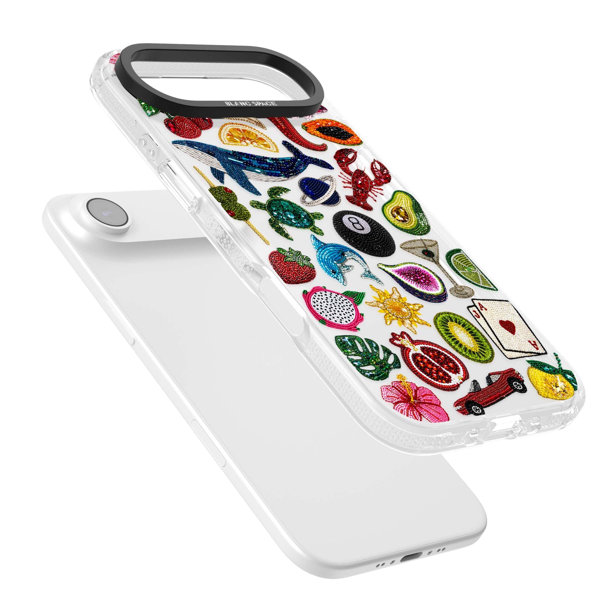 Beaded Mix cute iPhone case | Clear Case Impact Air case for iPhone Air