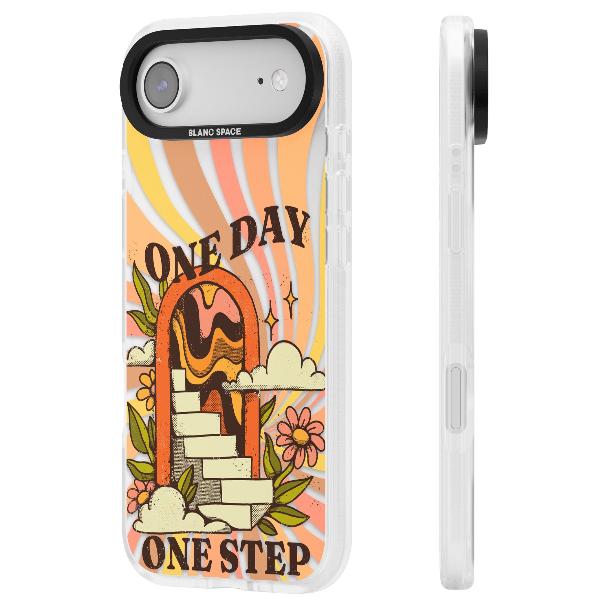 One Day One Step iPhone 17 Air Impact Air Clear Phone Case Side Profile