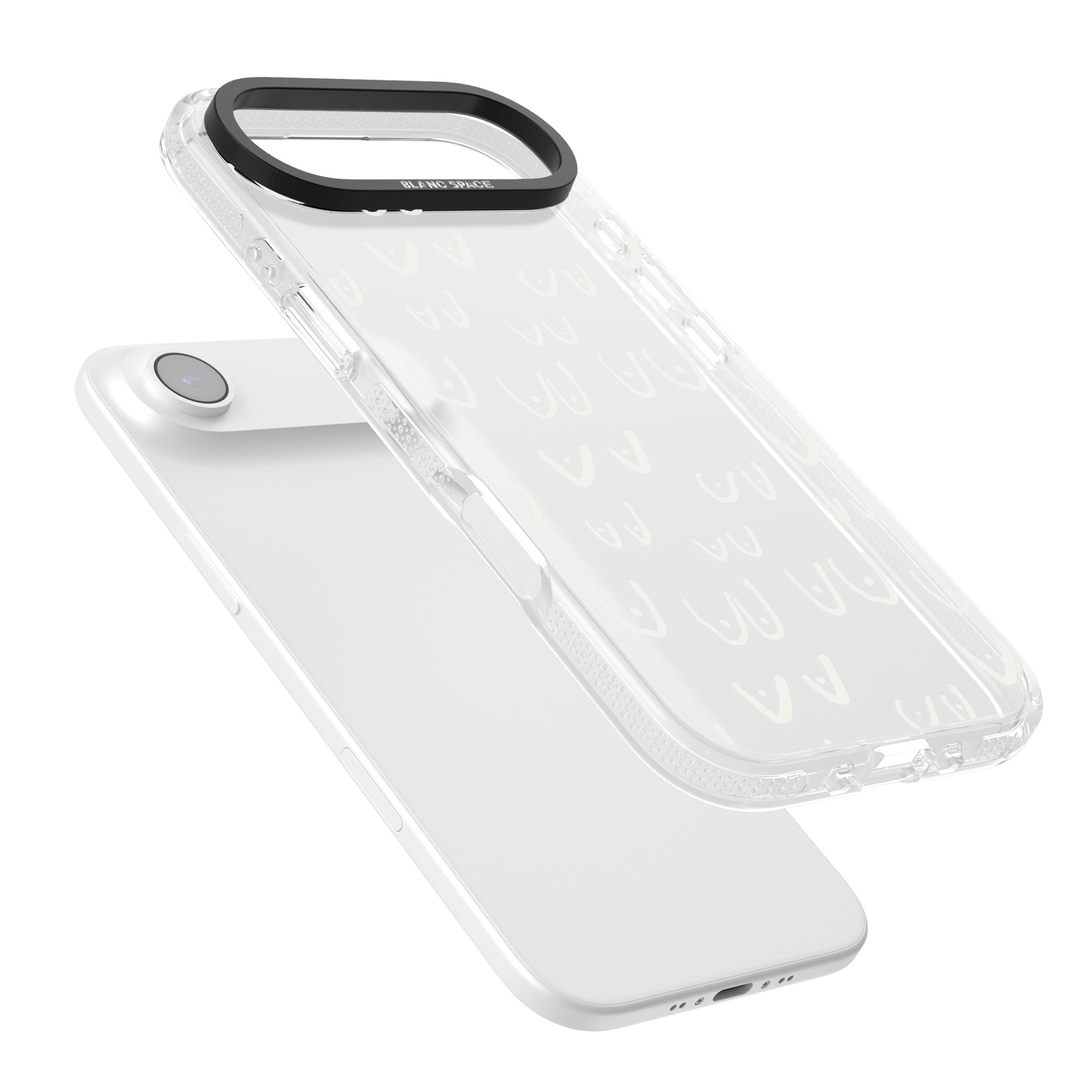 Boob Pattern (White) iPhone 17 Air Impact Air Clear Phone Case Colours