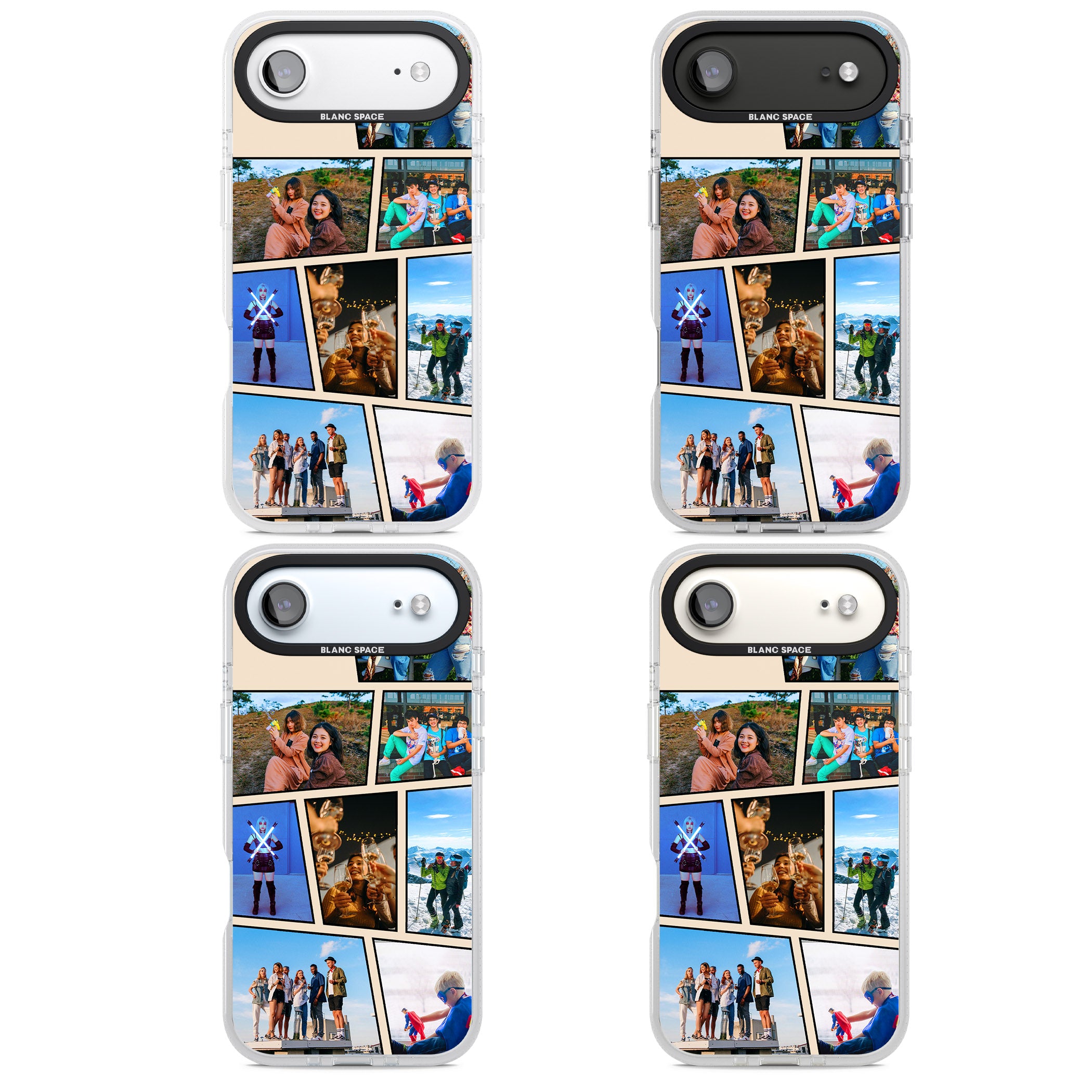 Personalised Comic Strip Photo iPhone 17 Air Impact Air Clear Phone Case APT Impact Protection