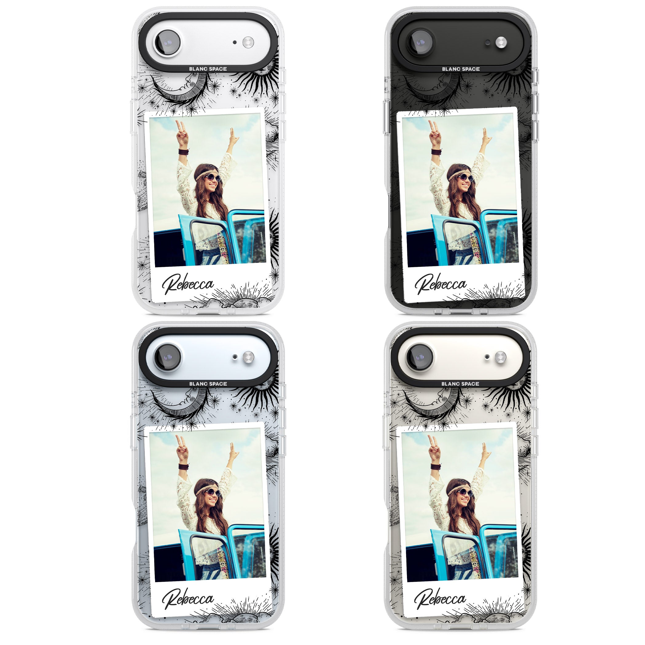 Personalised Astrology Instant Photo iPhone 17 Air Impact Air Clear Phone Case APT Impact Protection