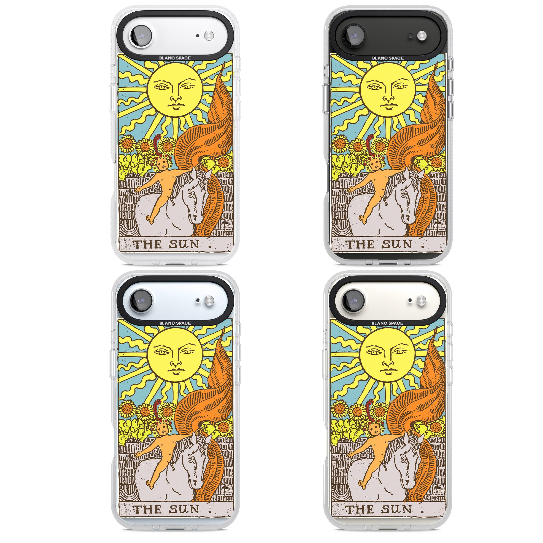 Personalised The Sun Tarot Card (Color) iPhone 17 Air Impact Air Clear Phone Case APT Impact Protection