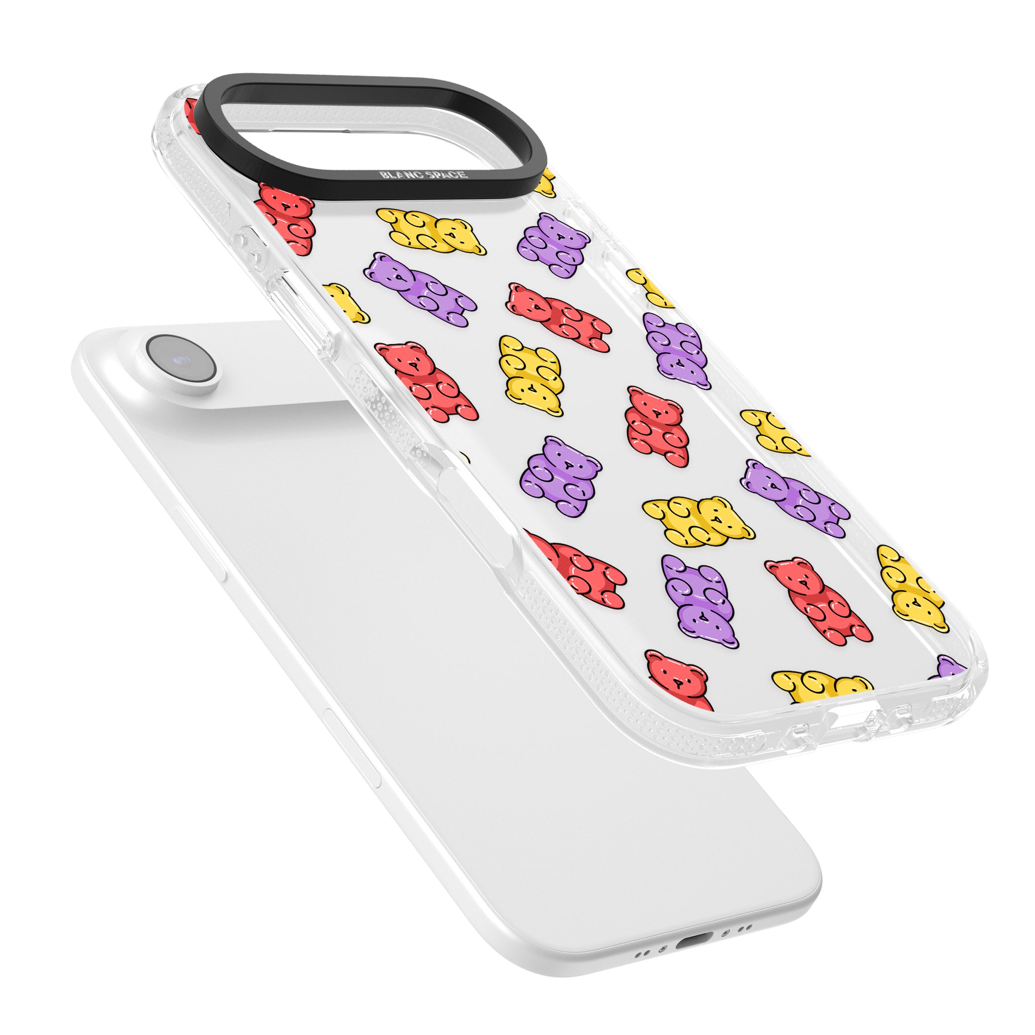 Gummy Bear Pattern iPhone 17 Air Impact Air Clear Phone Case Colours
