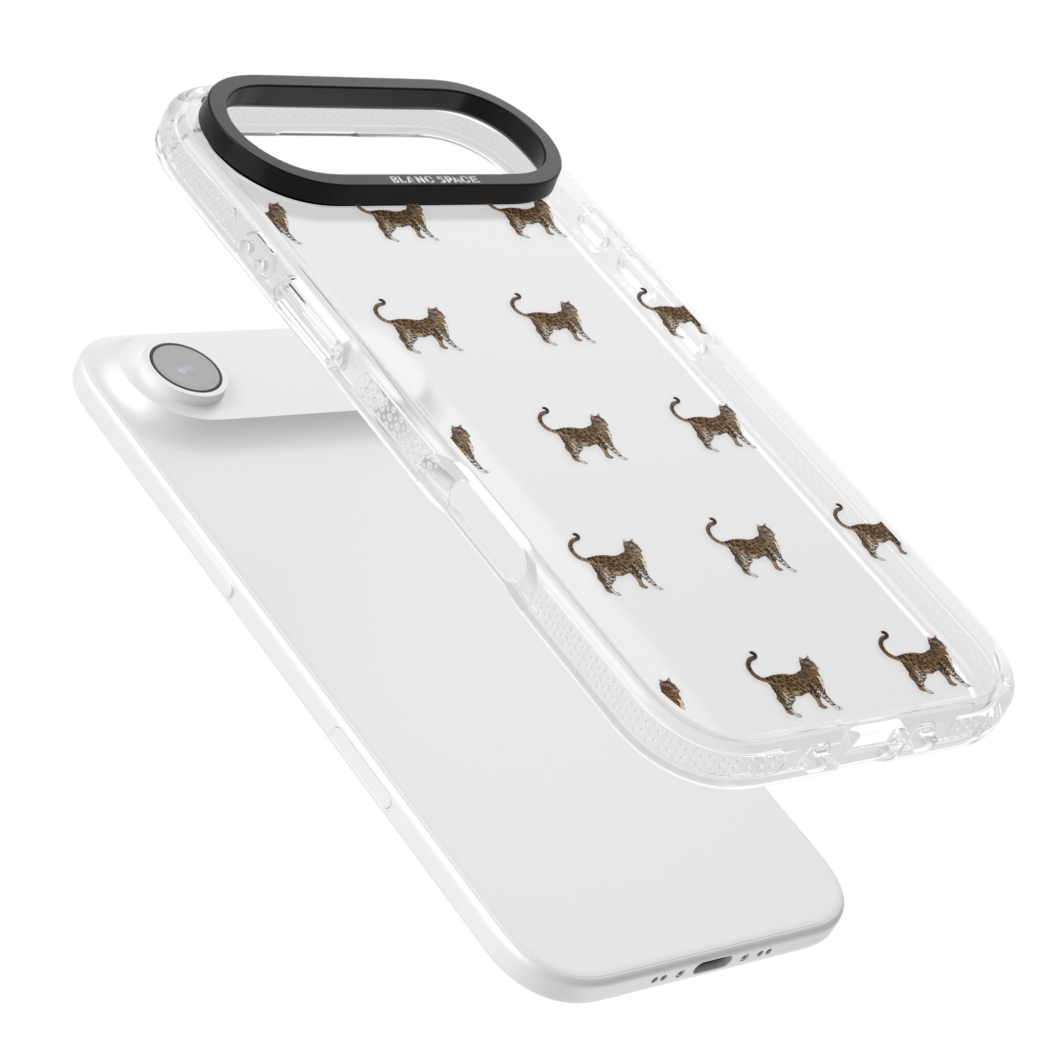 Bengal Cat Pattern iPhone 17 Air Impact Air Clear Phone Case Colours