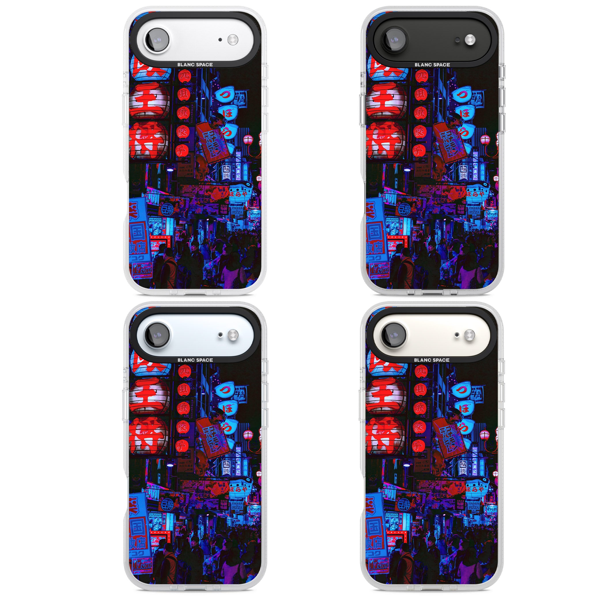 Neon City Nights iPhone 17 Air Impact Air Clear Phone Case APT Impact Protection