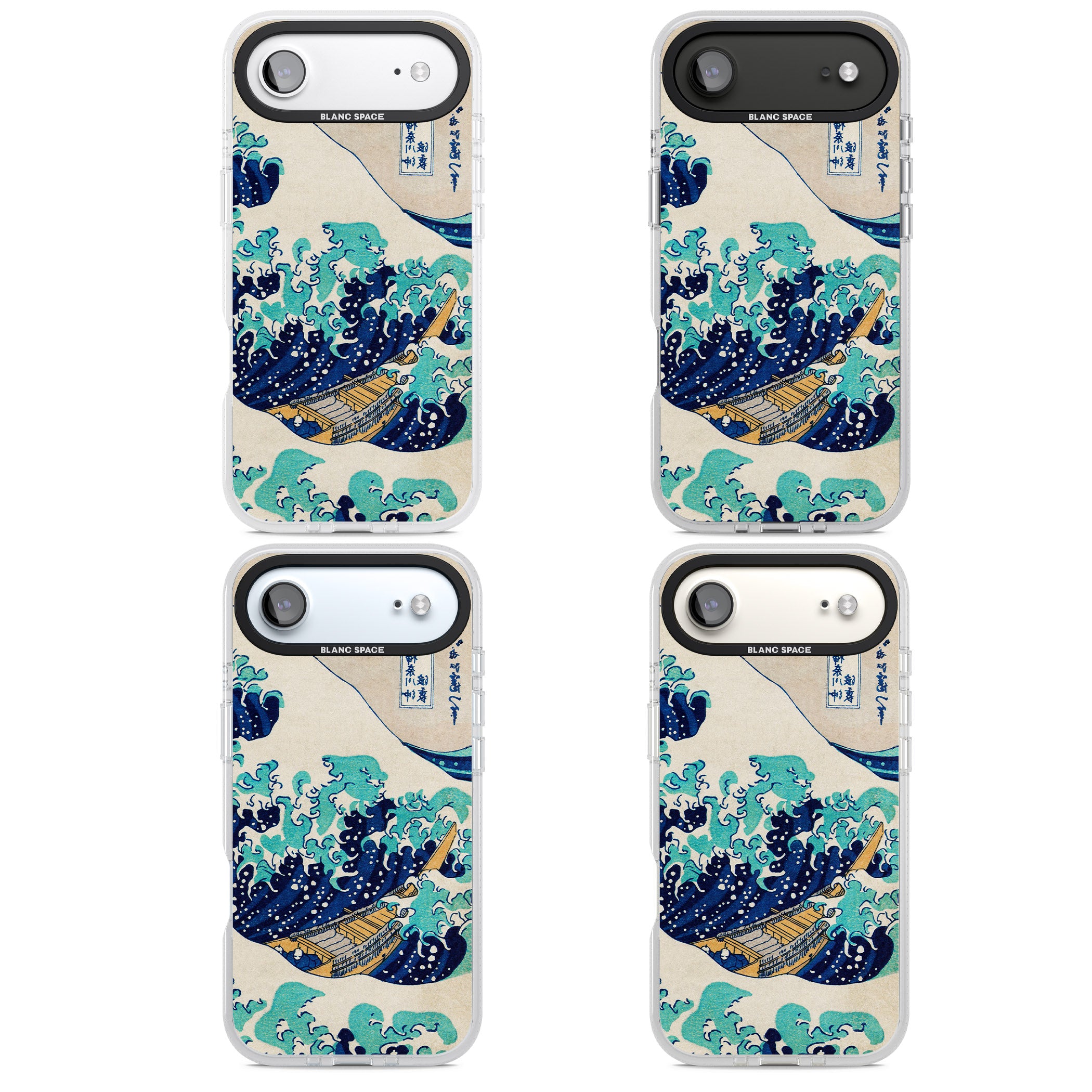 The Great Wave By Katsushika Hokusai iPhone 17 Air Impact Air Clear Phone Case APT Impact Protection