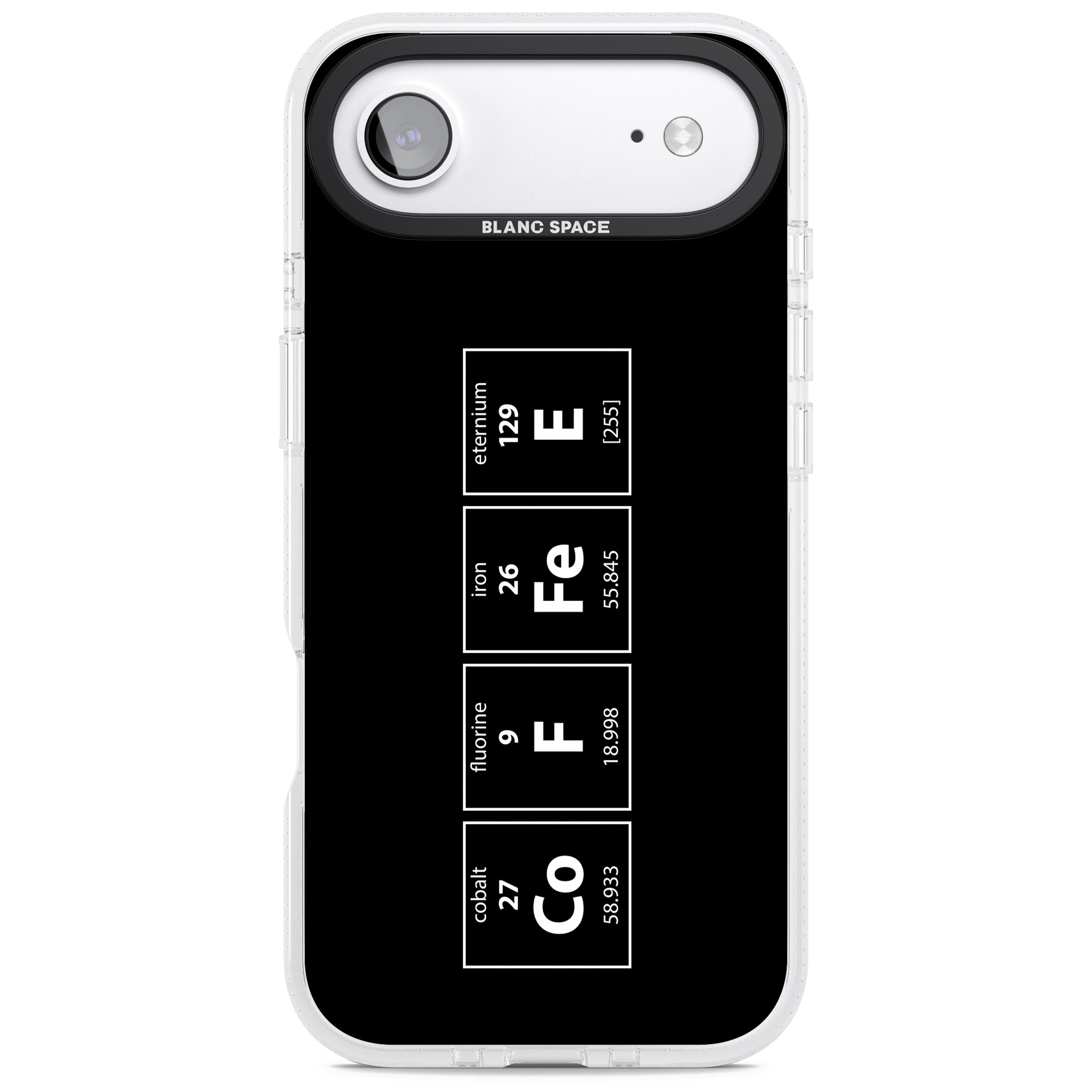 Coffee Element (Black) iPhone 17 Air Impact Air Clear Phone Case