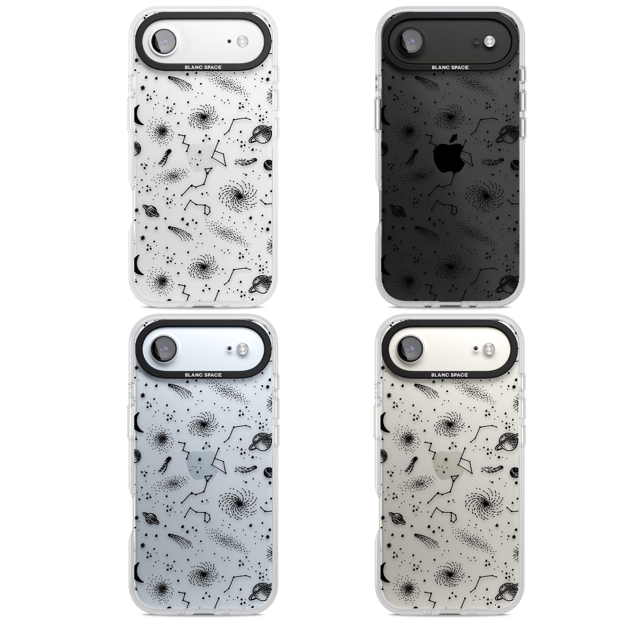 Galactic Sketch iPhone 17 Air Impact Air Clear Phone Case APT Impact Protection