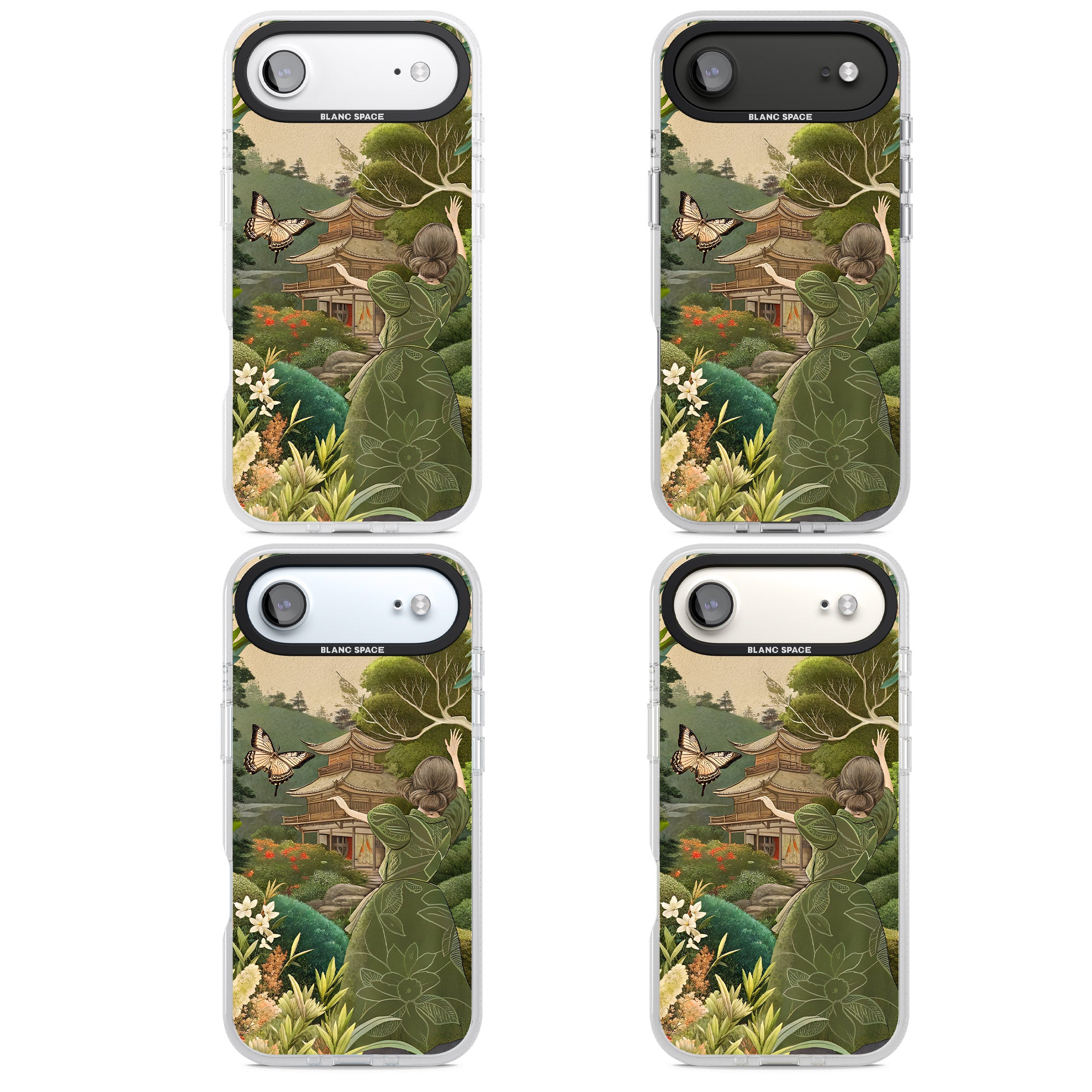 Japanese Nature iPhone 17 Air Impact Air Clear Phone Case APT Impact Protection