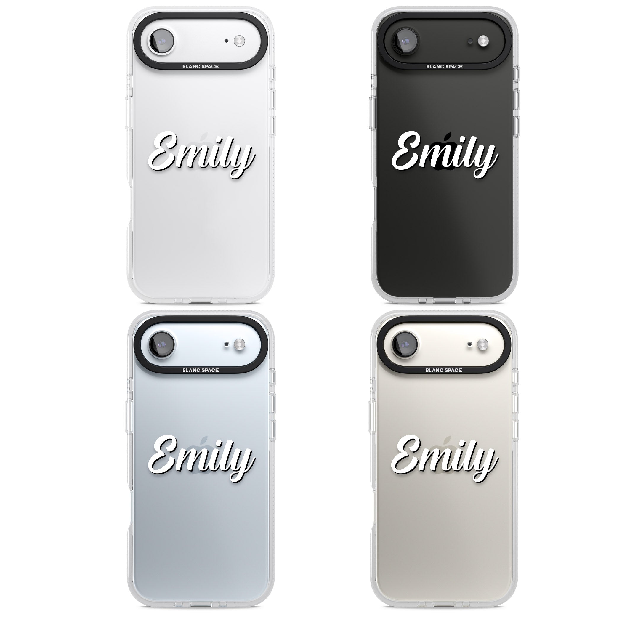 Personalised Cute Name iPhone 17 Air Impact Air Clear Phone Case APT Impact Protection