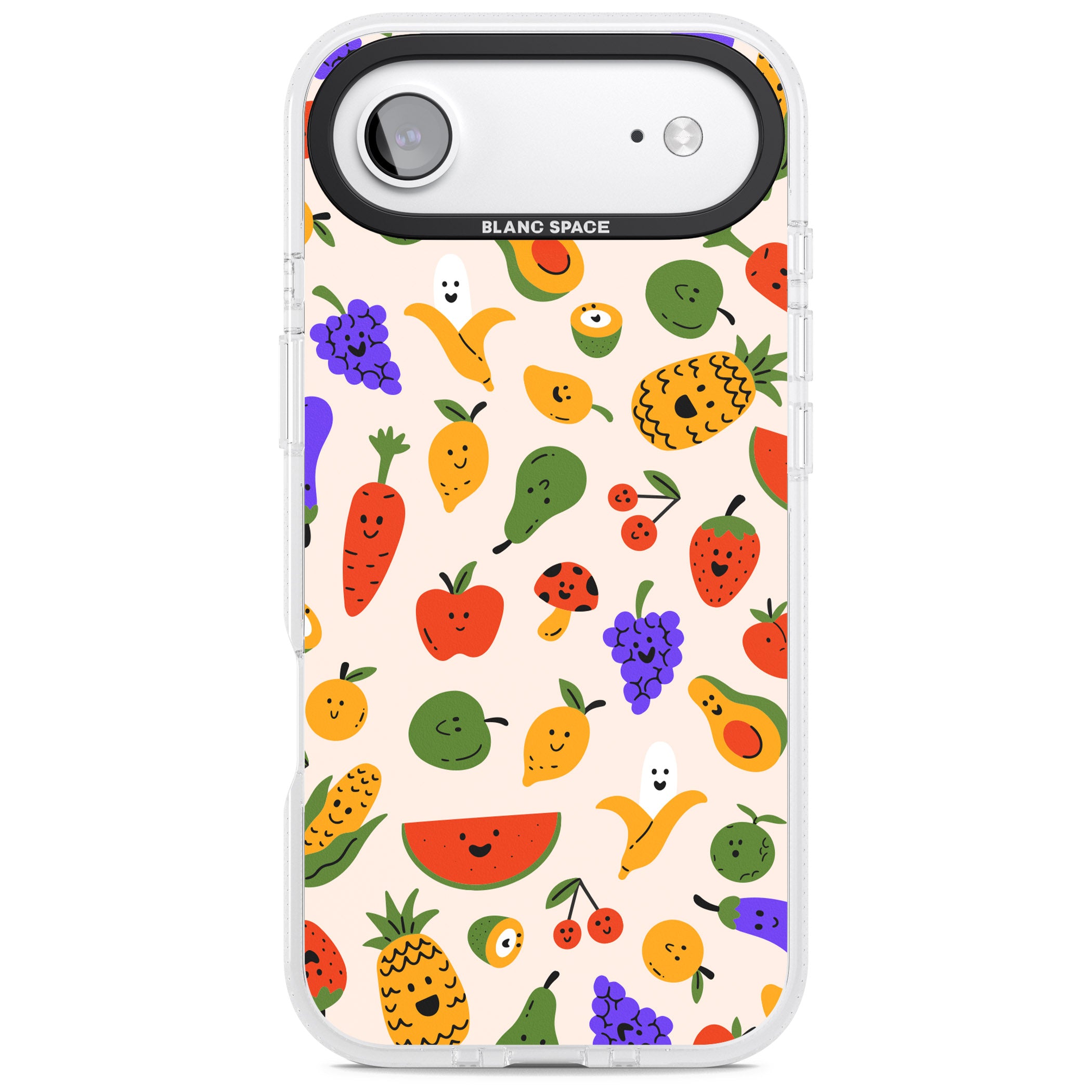 Kawaii Fruit iPhone 17 Air Impact Air Clear Phone Case