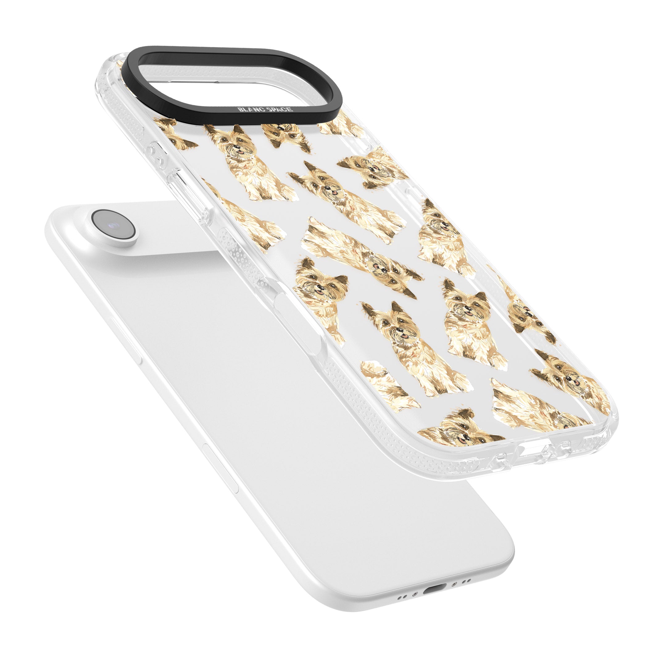 Cairn Terrier Watercolor iPhone 17 Air Impact Air Clear Phone Case Colours