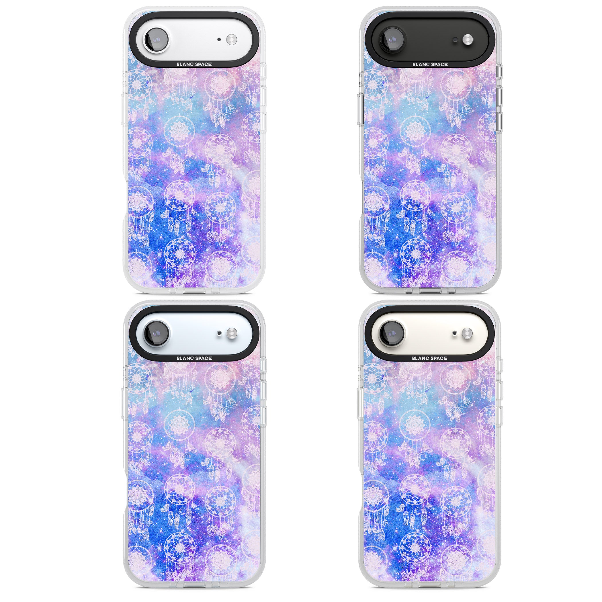 Dreamcatcher Galaxy Tie Dye iPhone 17 Air Impact Air Clear Phone Case APT Impact Protection