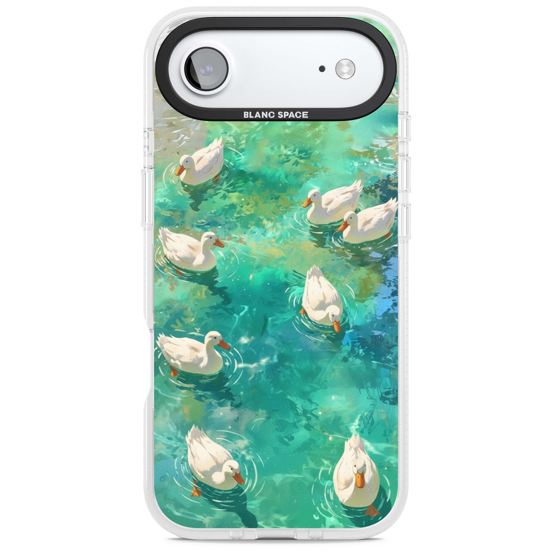 Ducks In The Pond for her iPhone case | Clear Case Impact Air case for iPhone Air