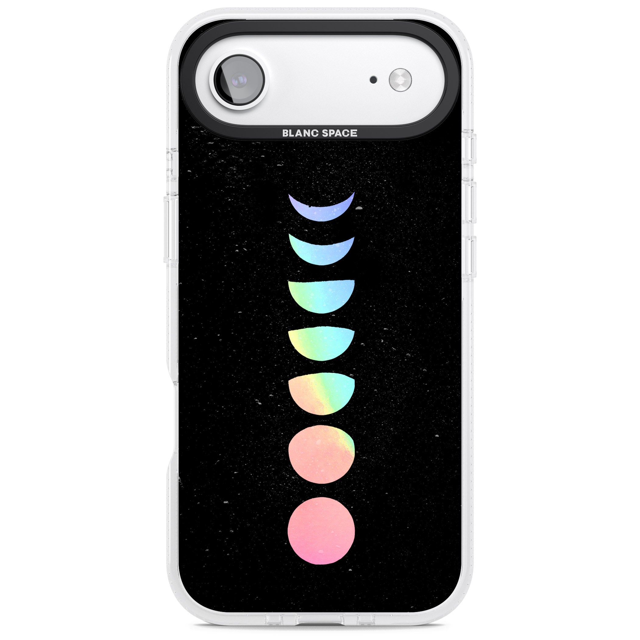 Pastel Moon Phases iPhone 17 Air Impact Air Clear Phone Case