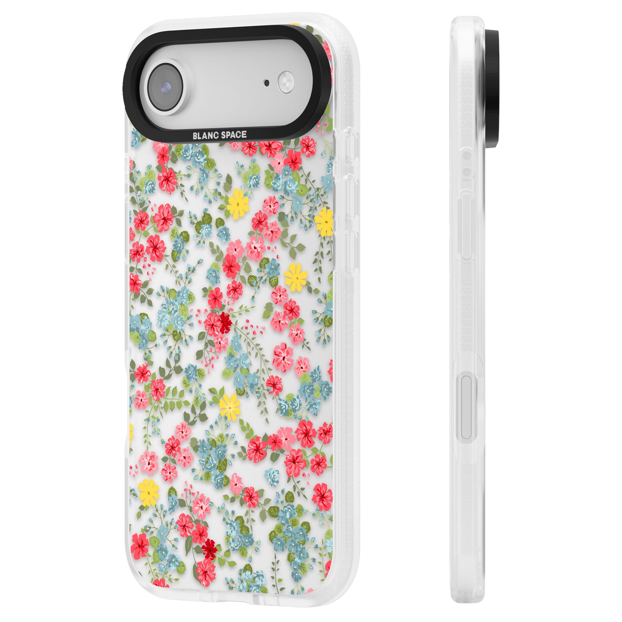 Sanremo Meadow iPhone 17 Air Impact Air Clear Phone Case Side Profile