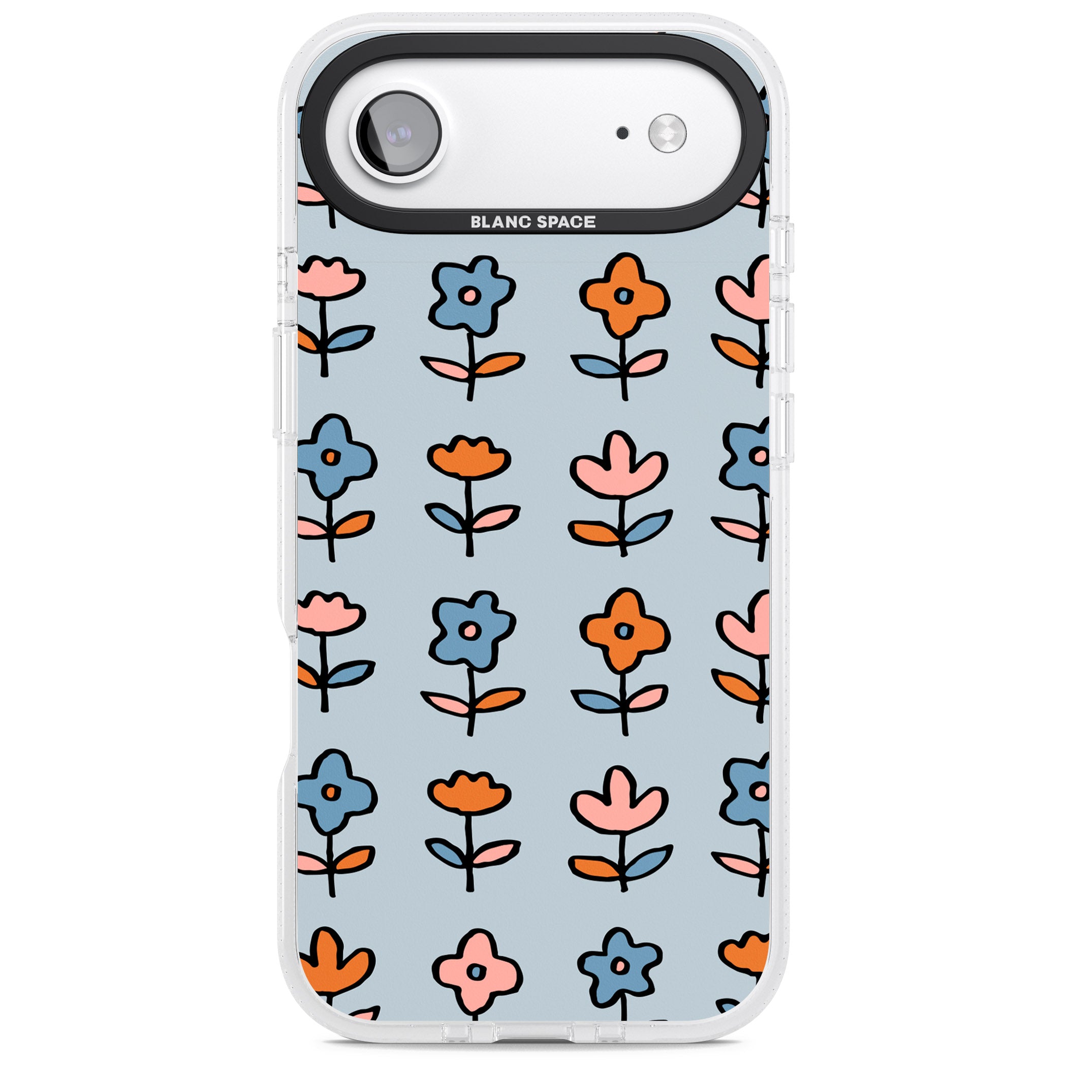 Vintage Floral Array iPhone 17 Air Impact Air Clear Phone Case
