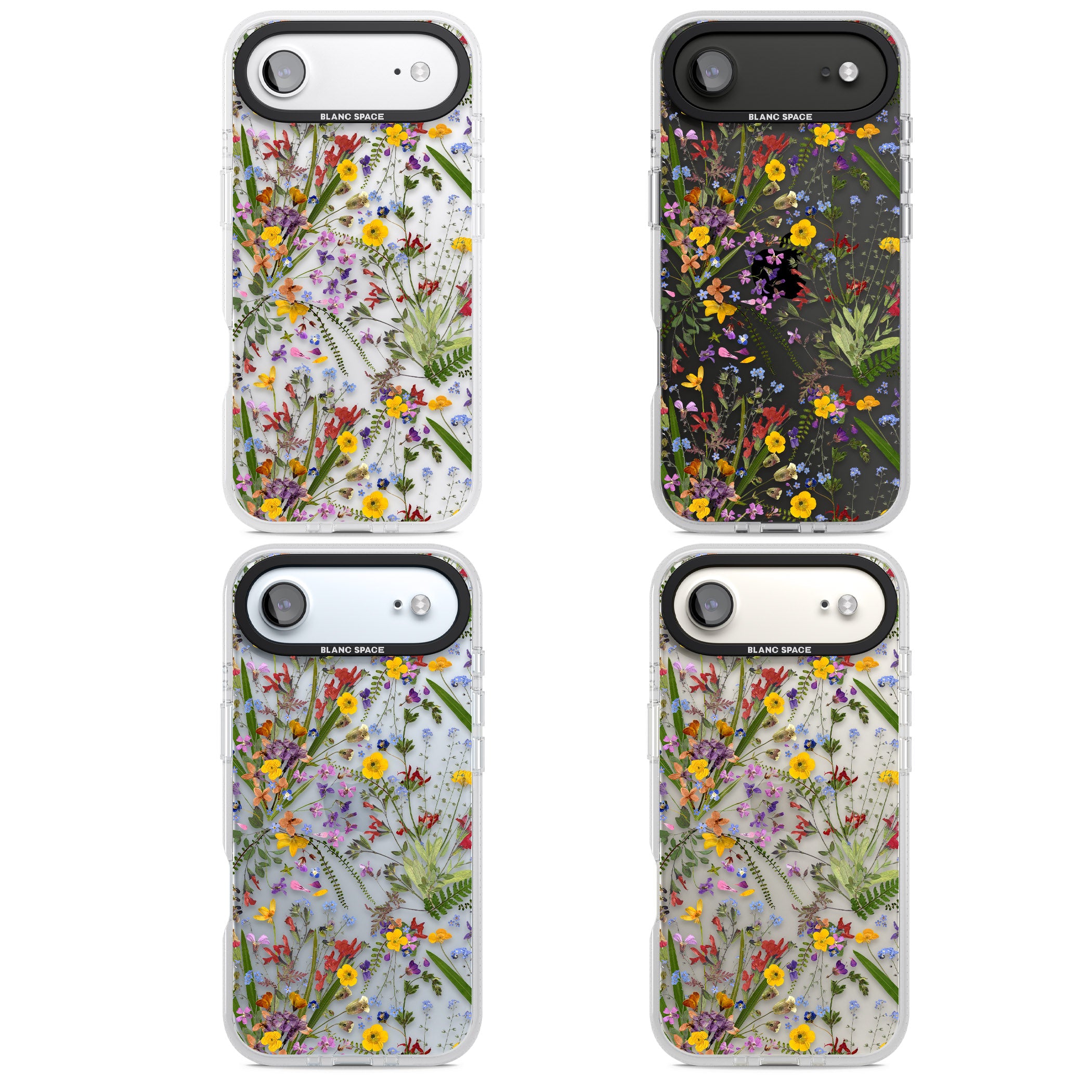 Wildflower & Leaves iPhone 17 Air Impact Air Clear Phone Case APT Impact Protection