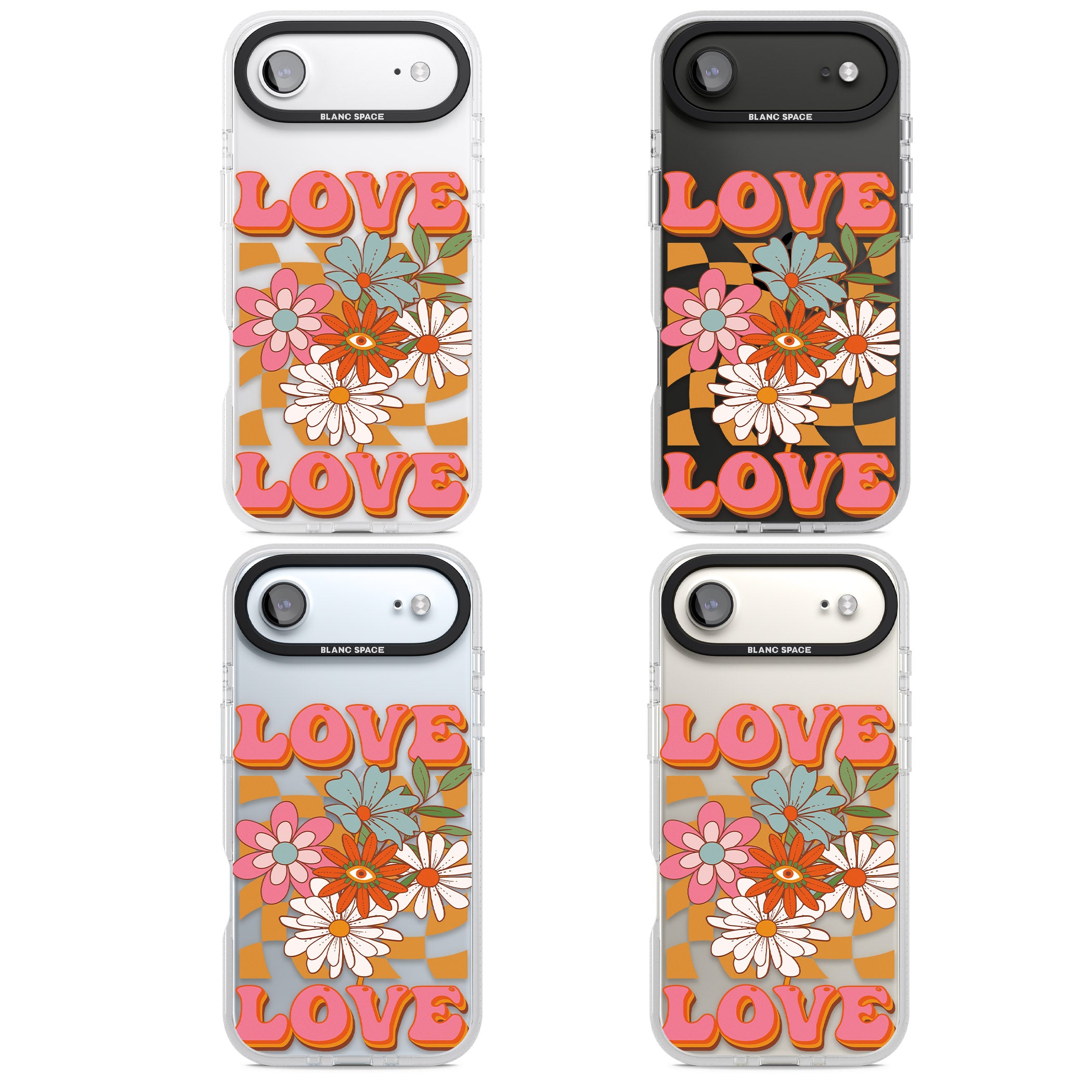 Love Bloom iPhone 17 Air Impact Air Clear Phone Case APT Impact Protection