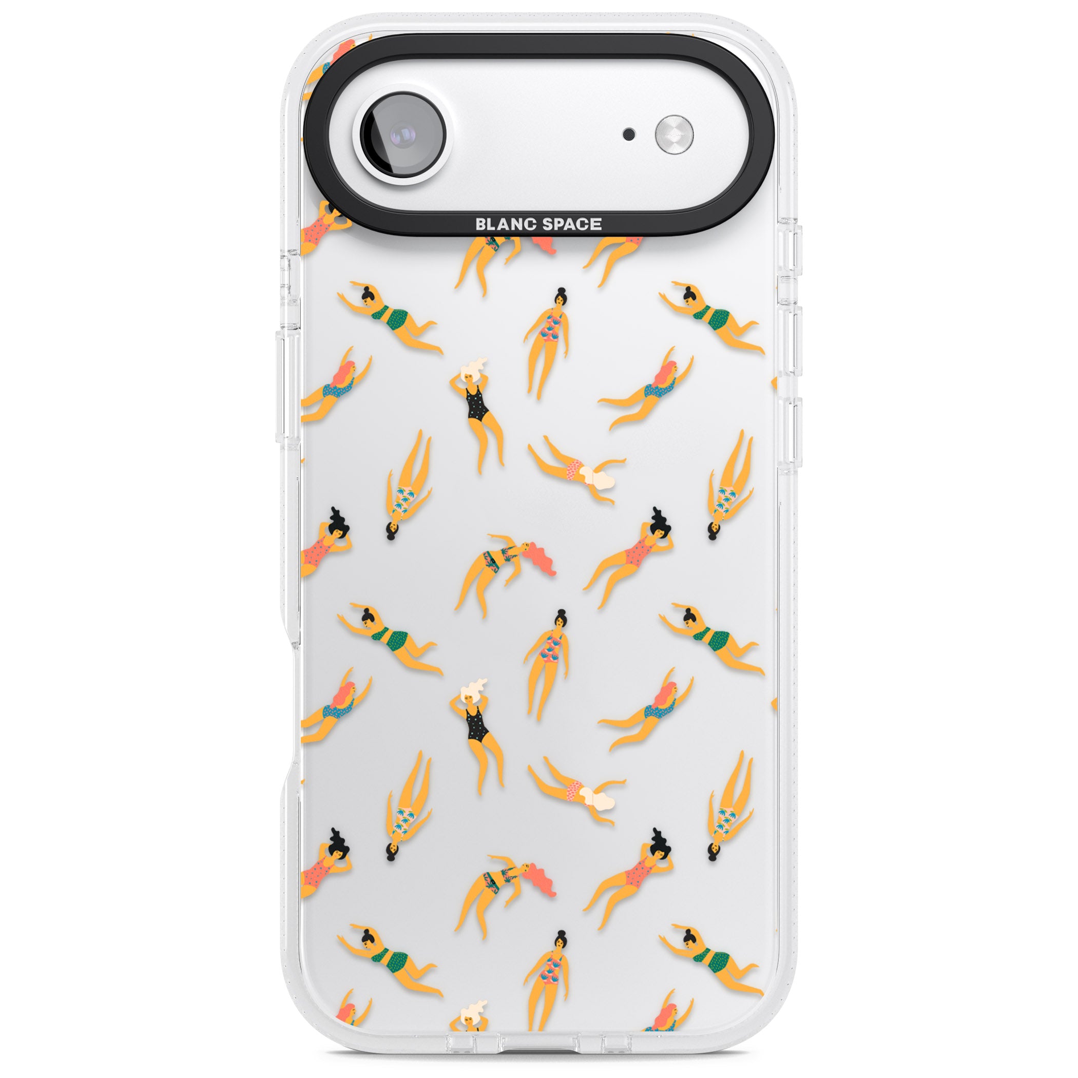 Poolside Pattern iPhone 17 Air Impact Air Clear Phone Case