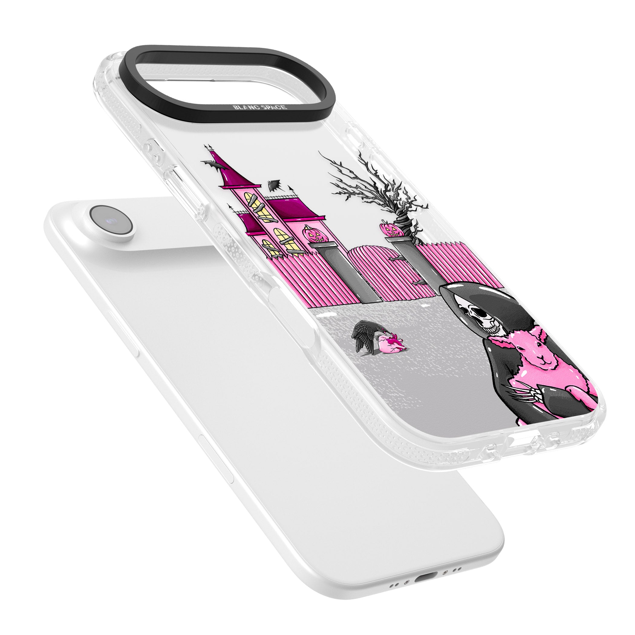 Left With My Heart iPhone 17 Air Impact Air Clear Phone Case Colours