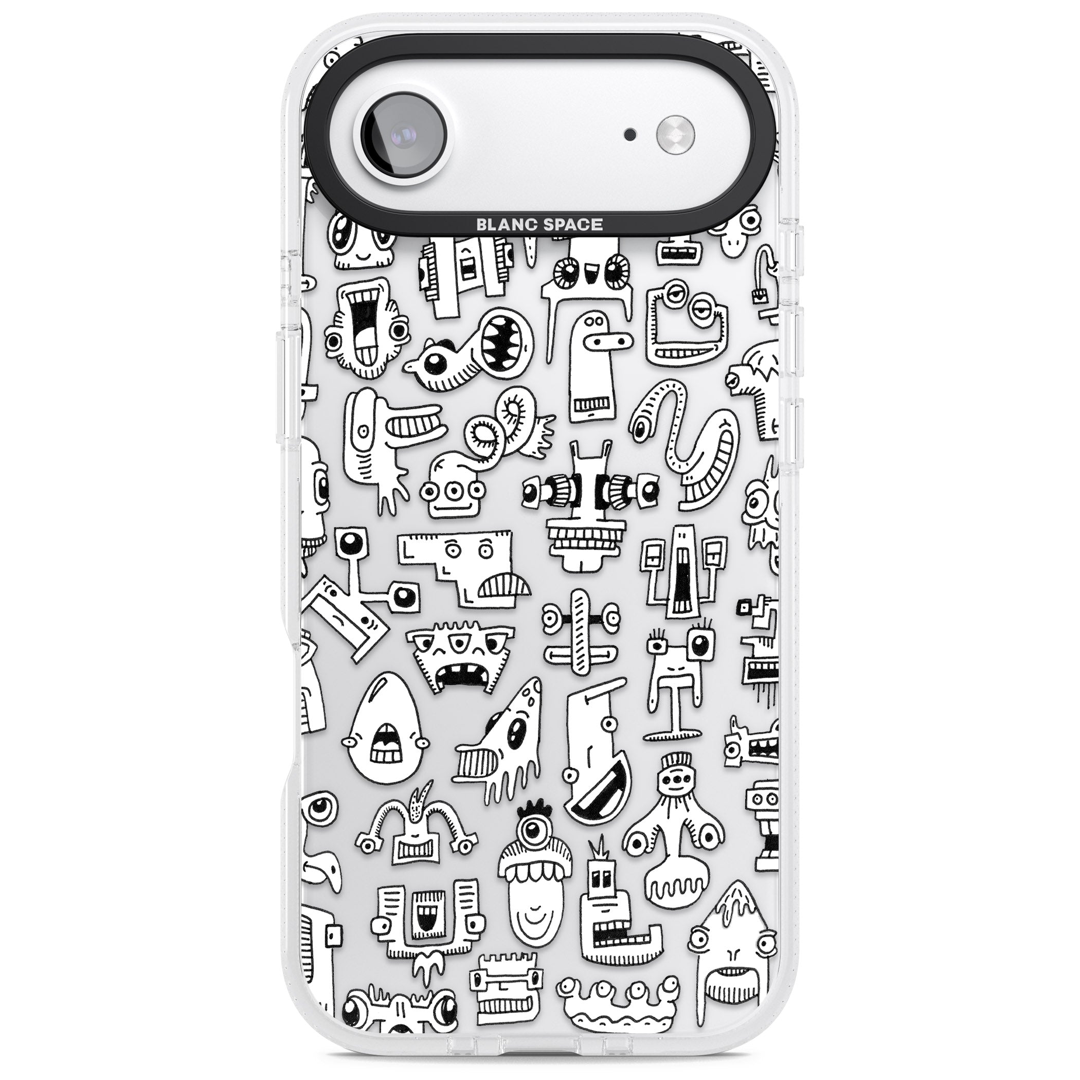 Weird Friends iPhone 17 Air Impact Air Clear Phone Case