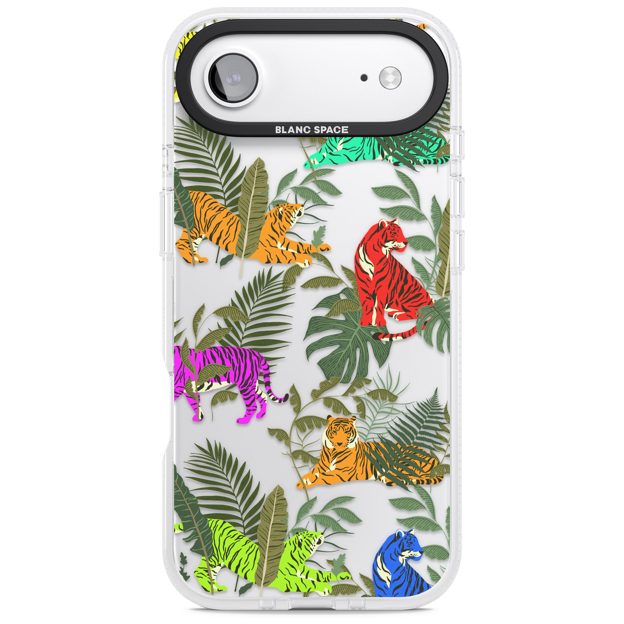 Colorful Jungle Tiger iPhone 17 Air Impact Air Clear Phone Case