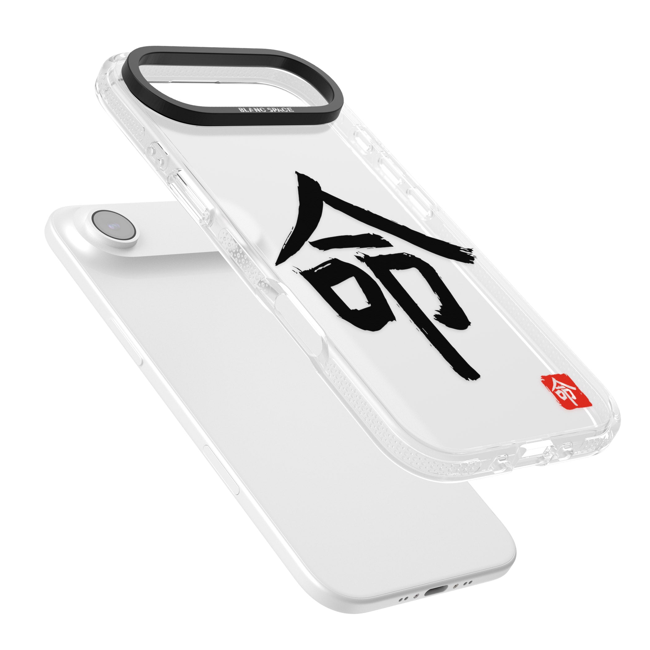 Japanese Kanji Life iPhone 17 Air Impact Air Clear Phone Case Colours