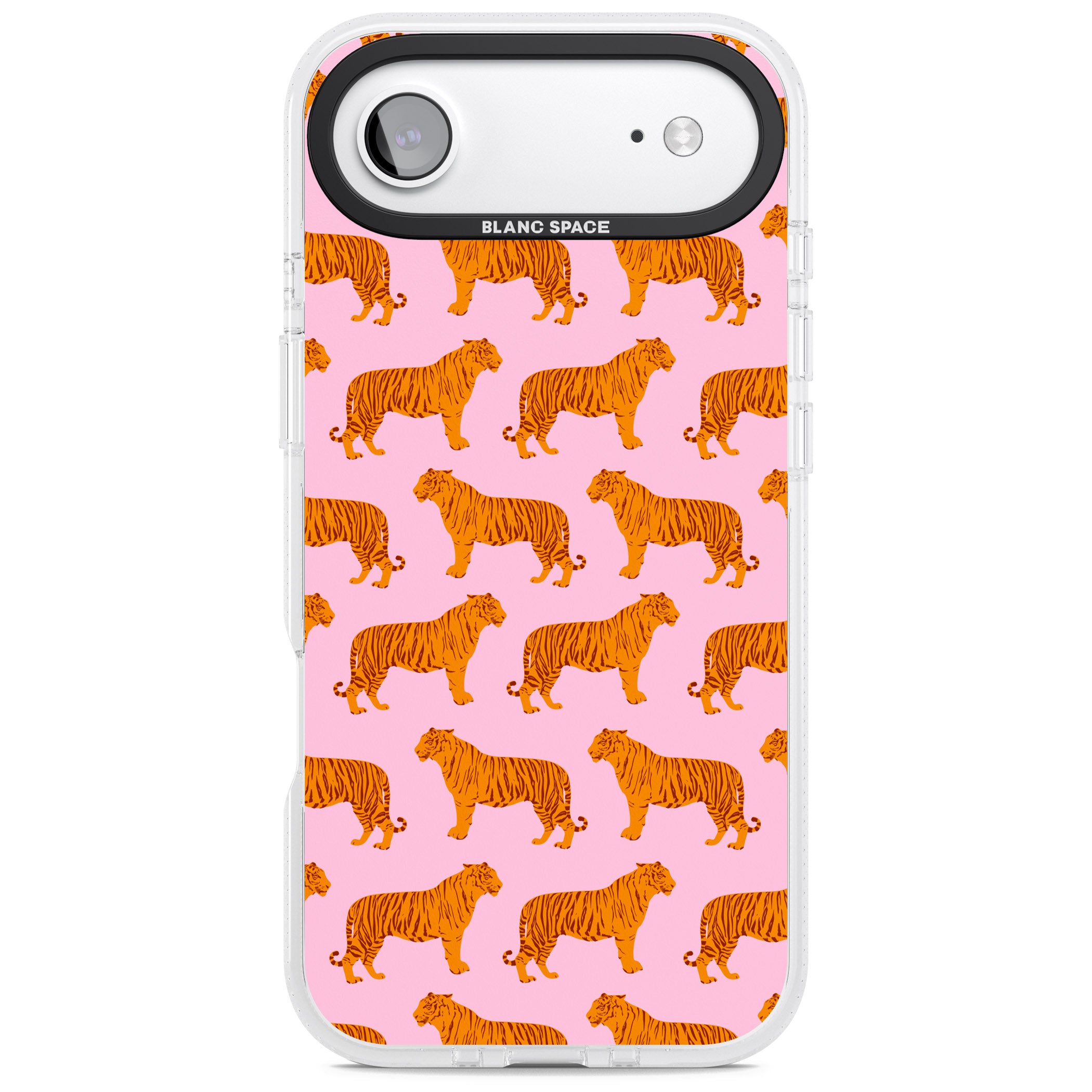 Tiger Pink Pattern iPhone 17 Air Impact Air Clear Phone Case